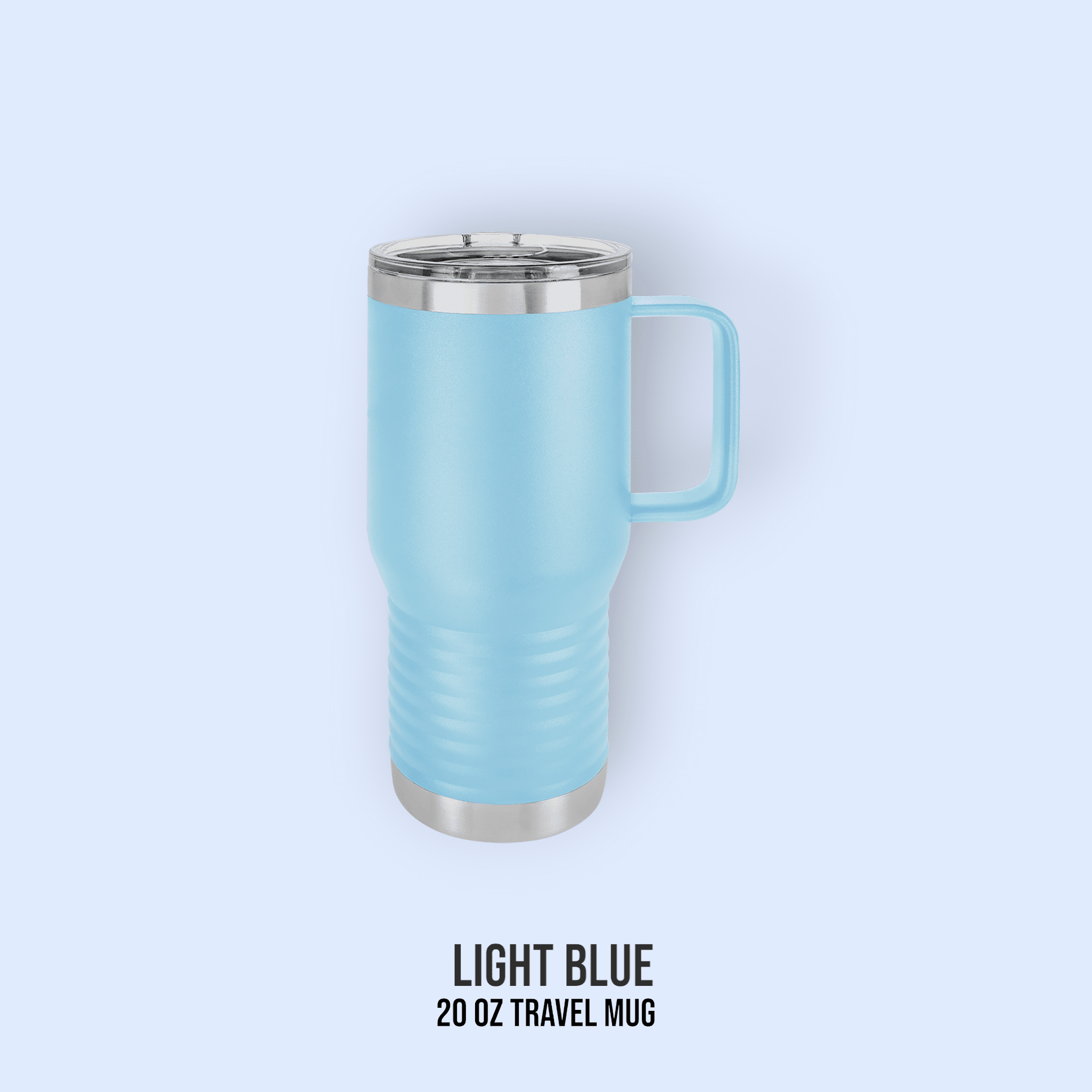 20 OZ POWDER COATED TRAVEL TUMBLERS