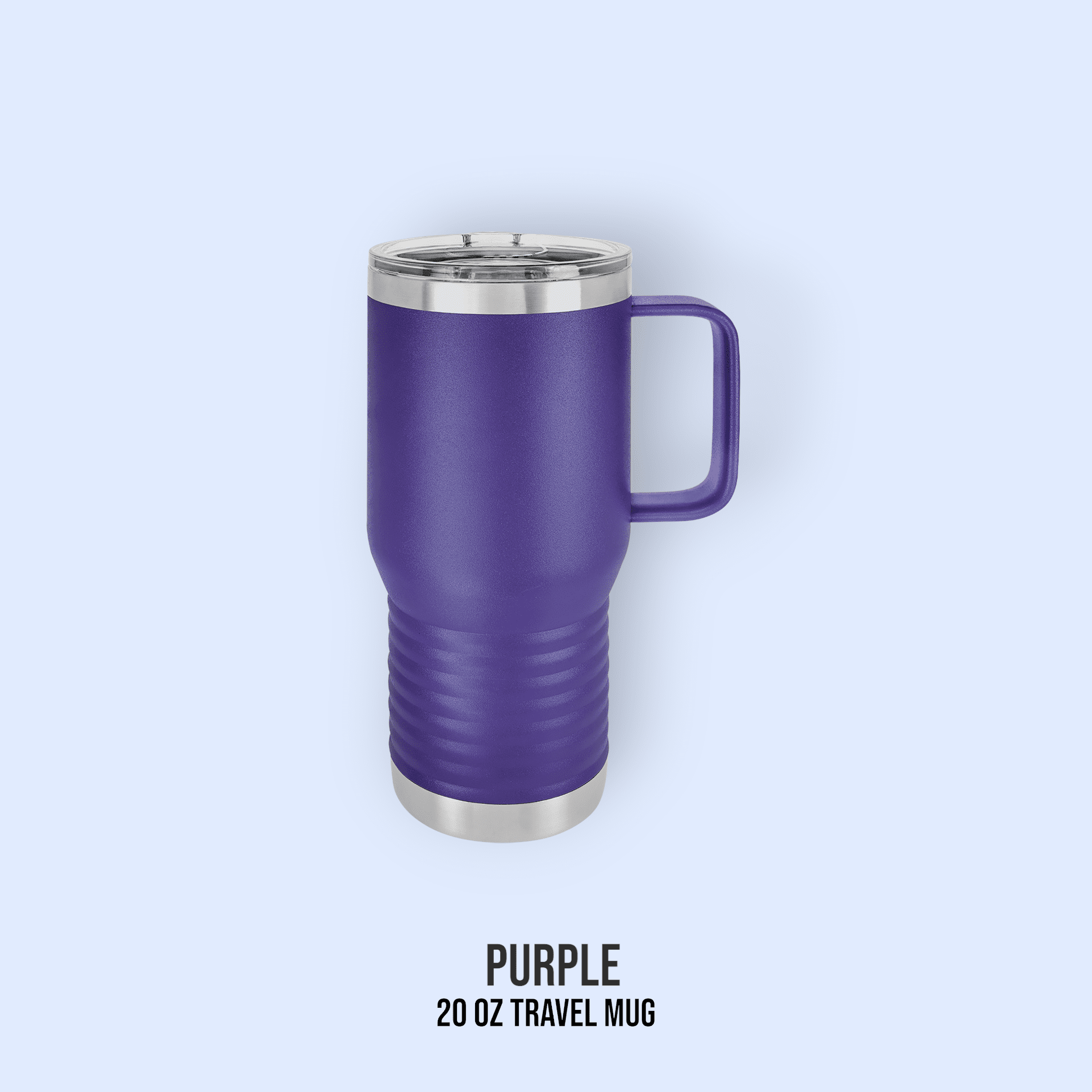 20 OZ POWDER COATED TRAVEL TUMBLERS