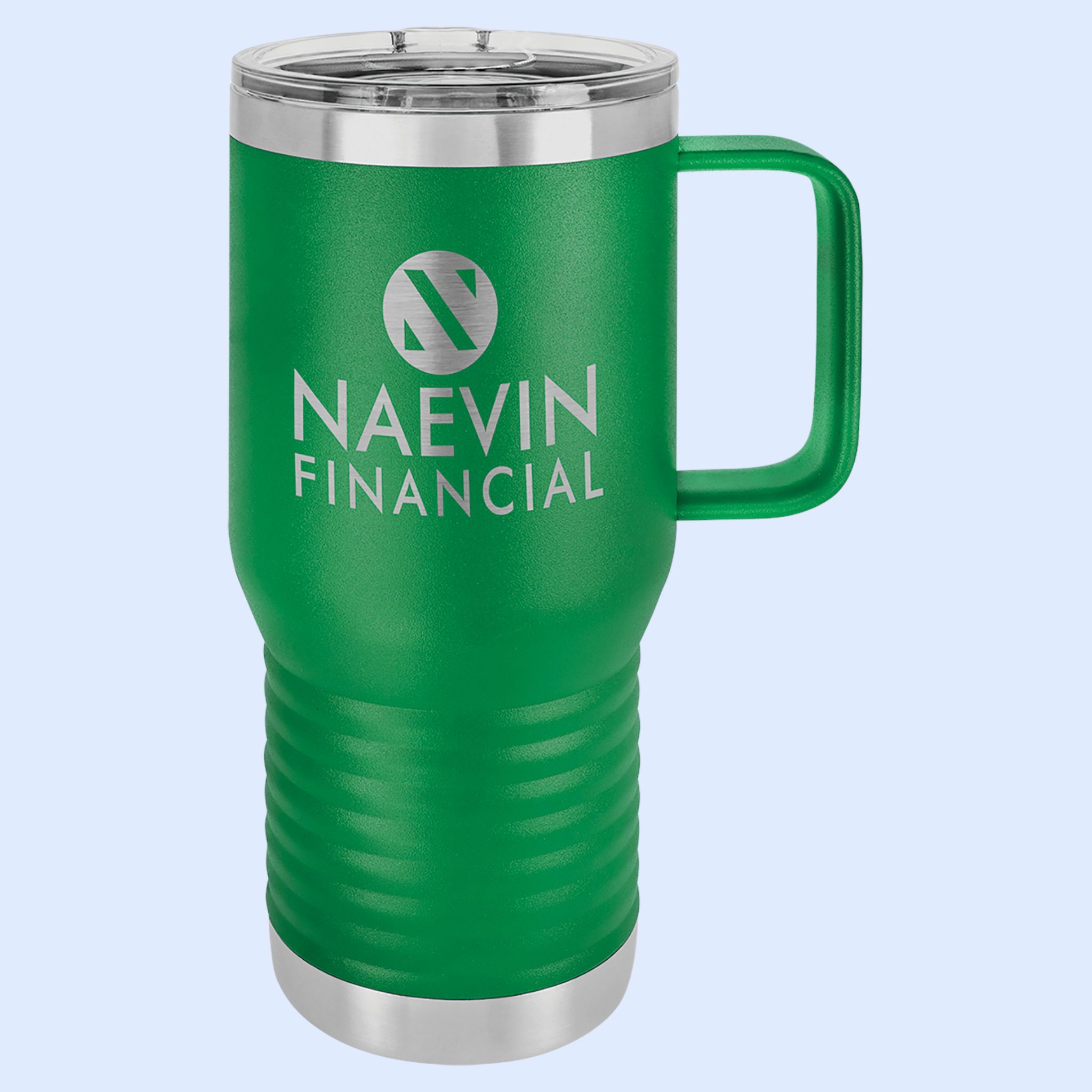 20 OZ POWDER COATED TRAVEL TUMBLERS