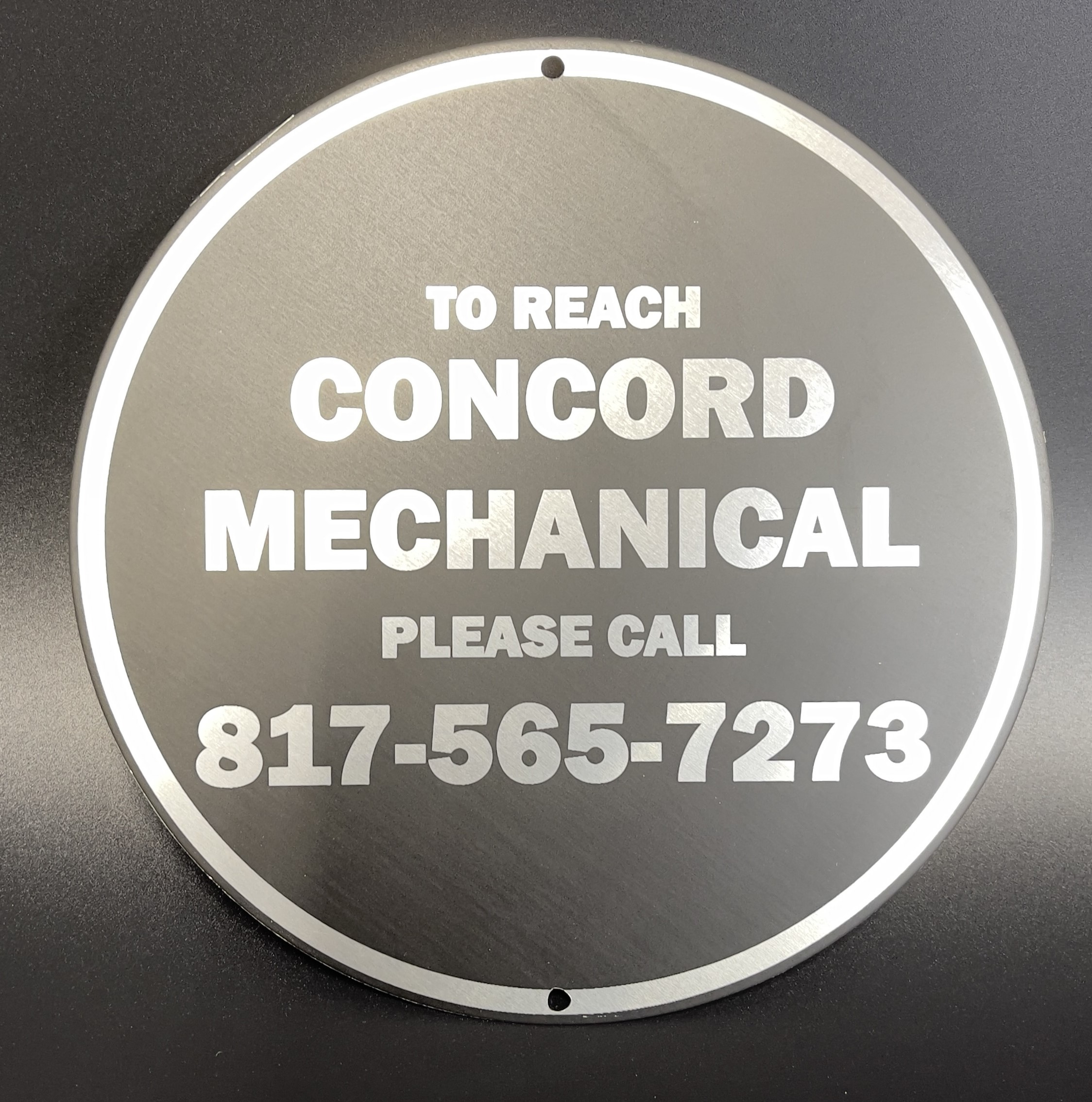 Concord Mechanical Custom Order