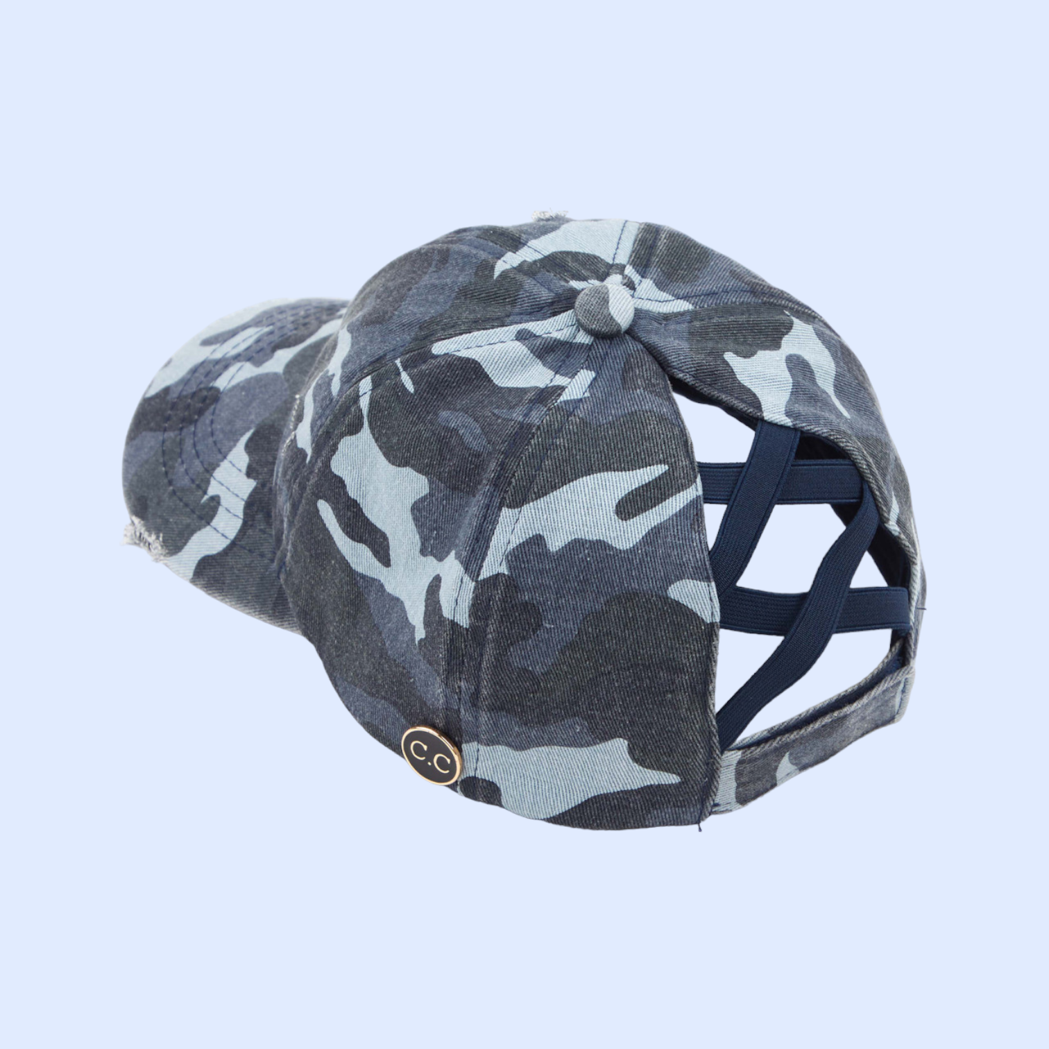 Criss-Cross High Ponytail Ball Cap BT799P