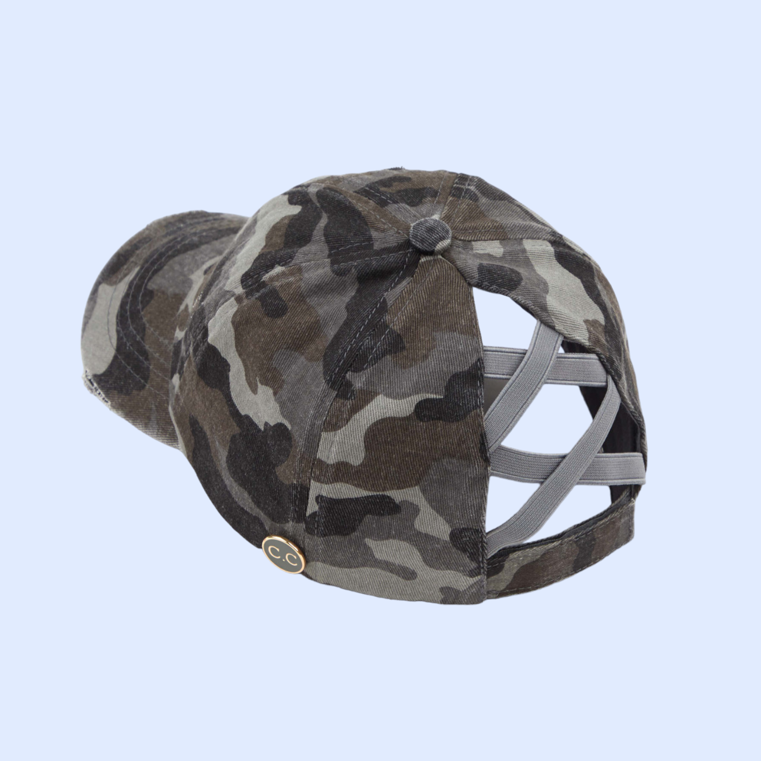 Criss-Cross High Ponytail Ball Cap BT799P