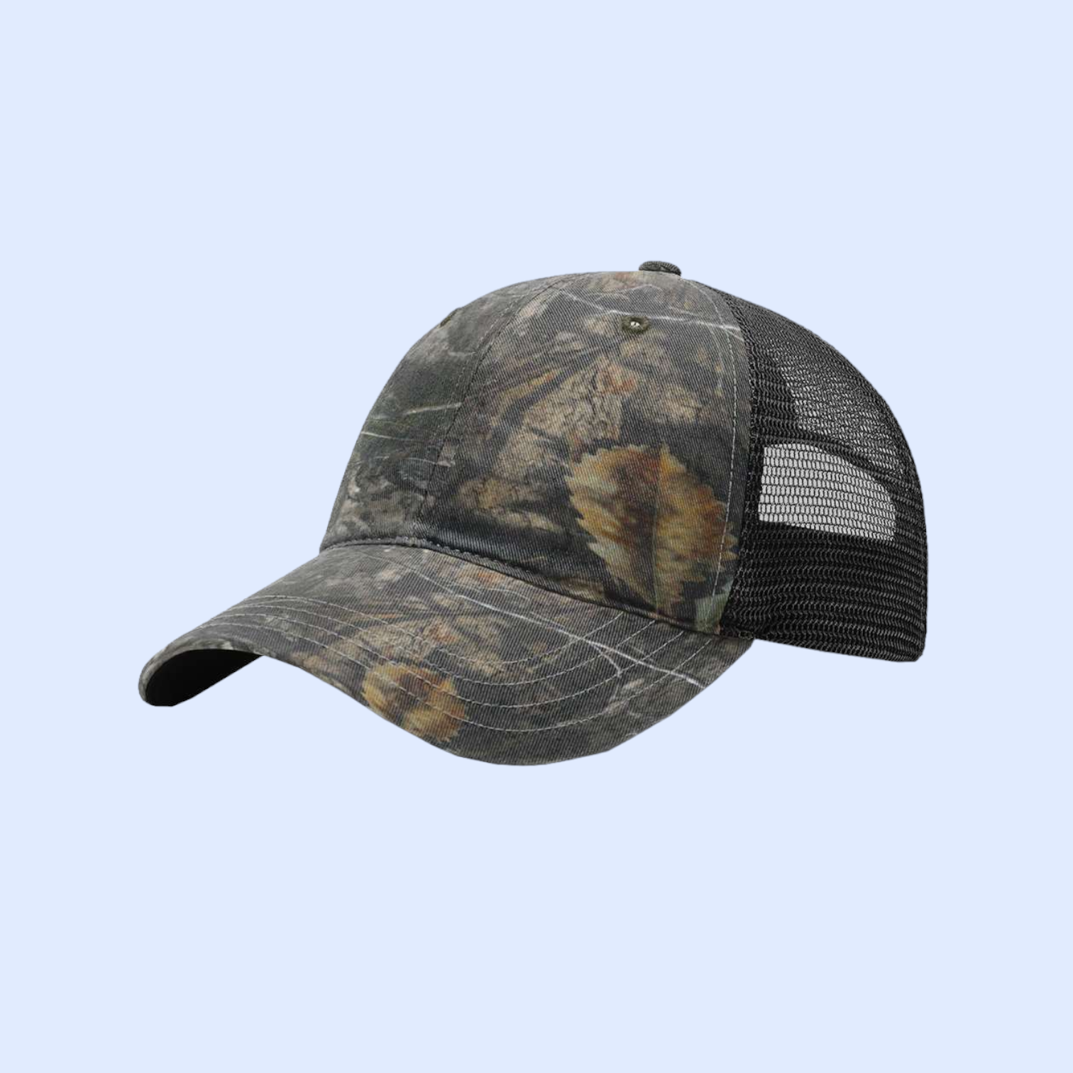 GARMENT WASHED PRINTED TRUCKER R111P