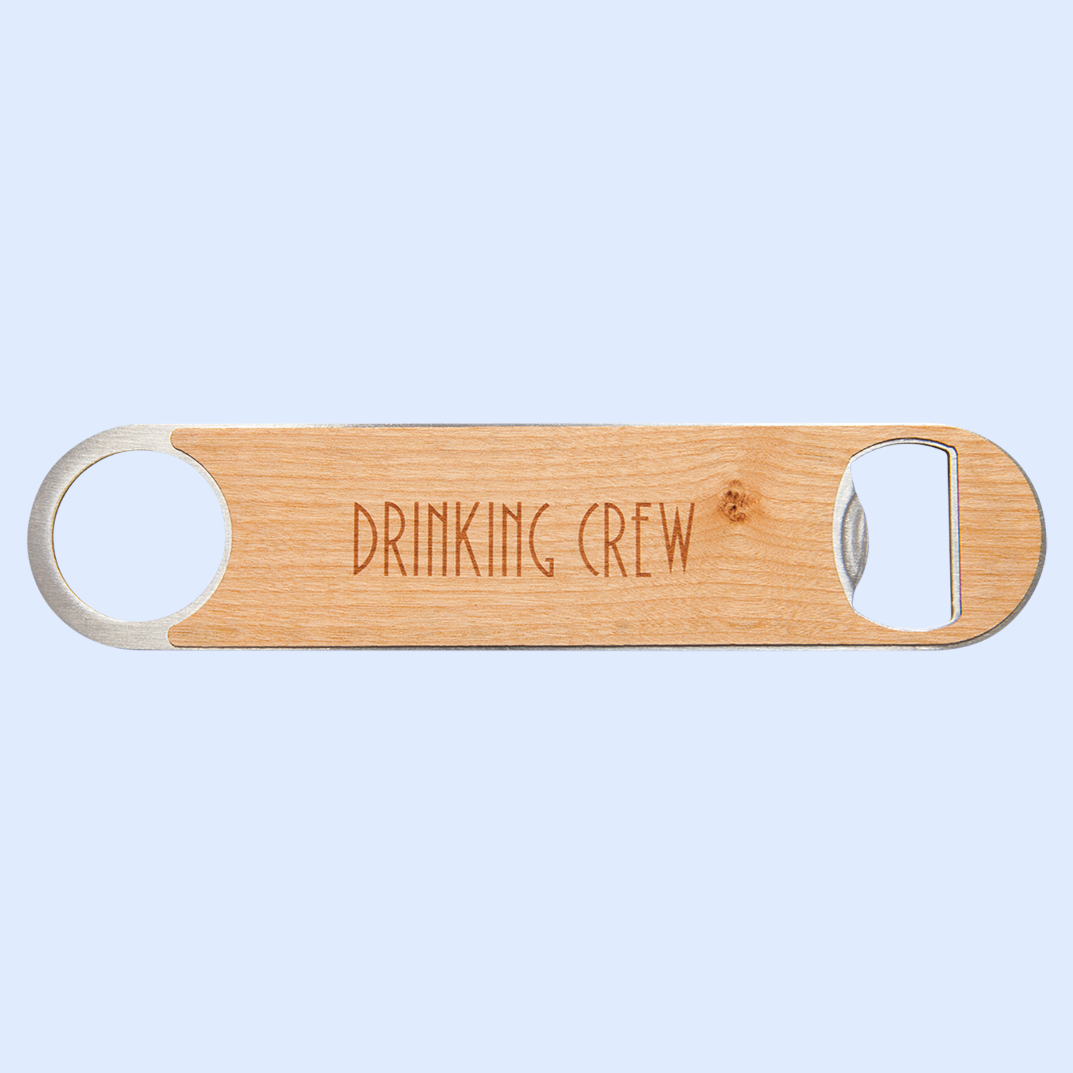 7" LASERABLE WOOD BOTTLE OPENER