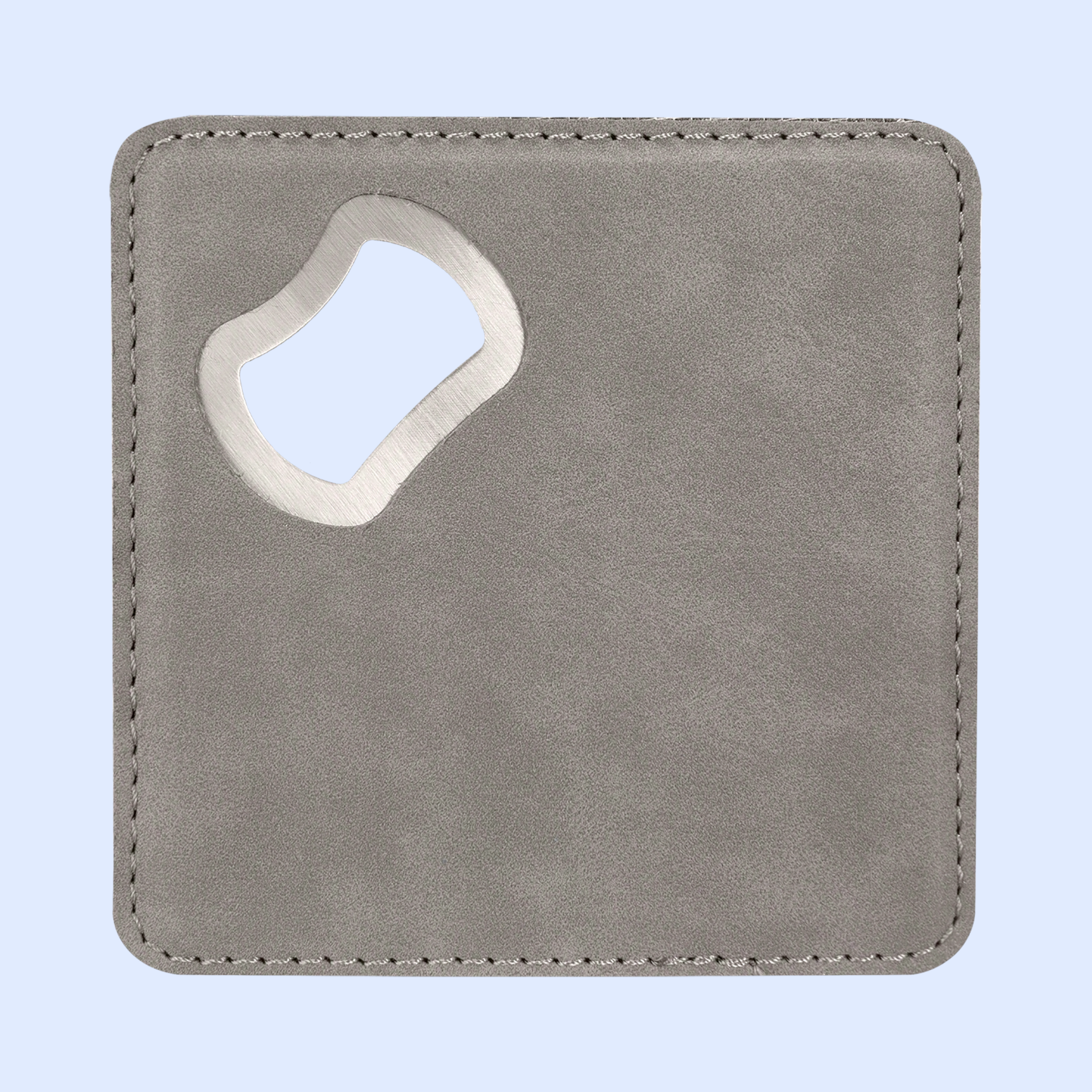 4x4 LASERABLE LEATHERETTE BOTTLE OPENER