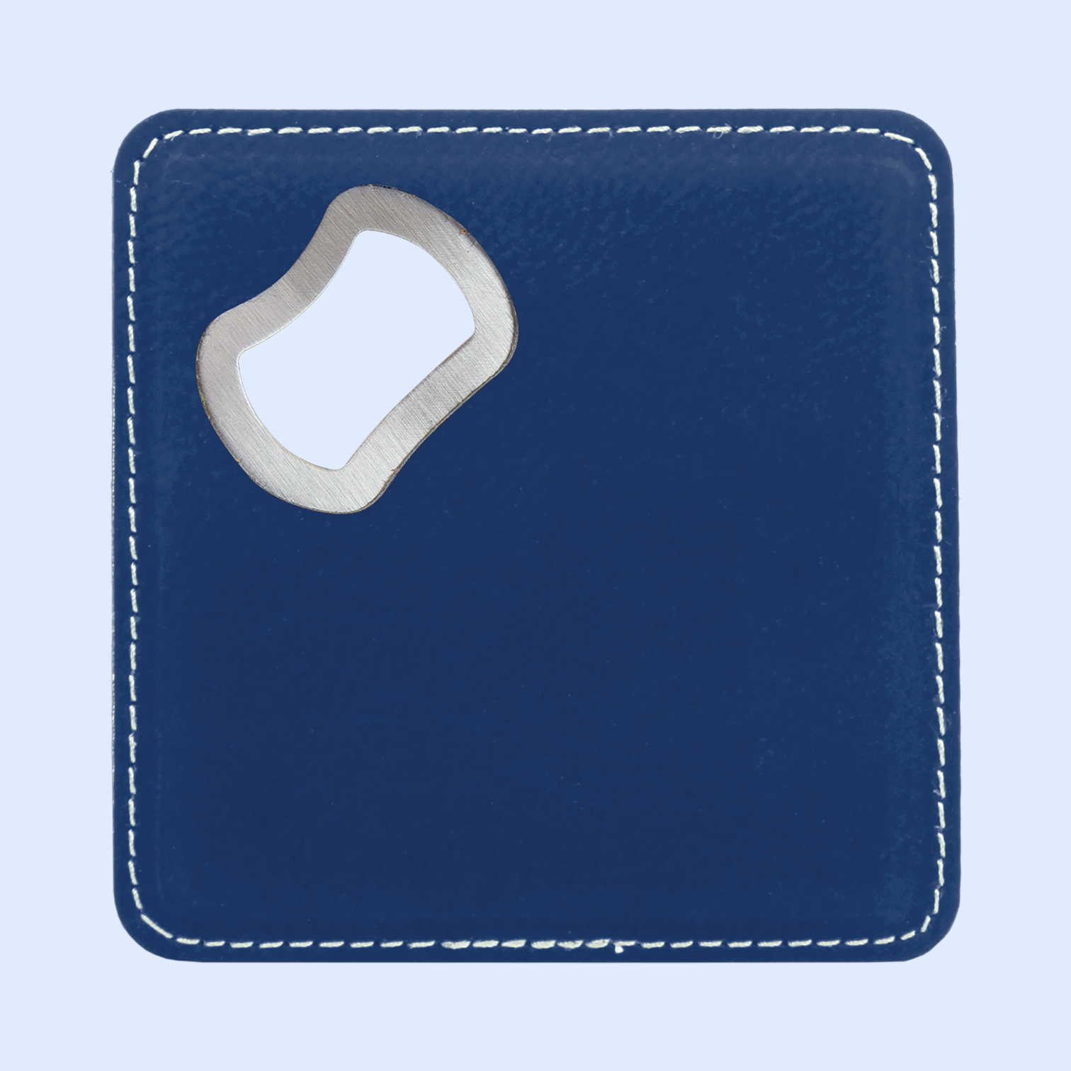 4x4 LASERABLE LEATHERETTE BOTTLE OPENER