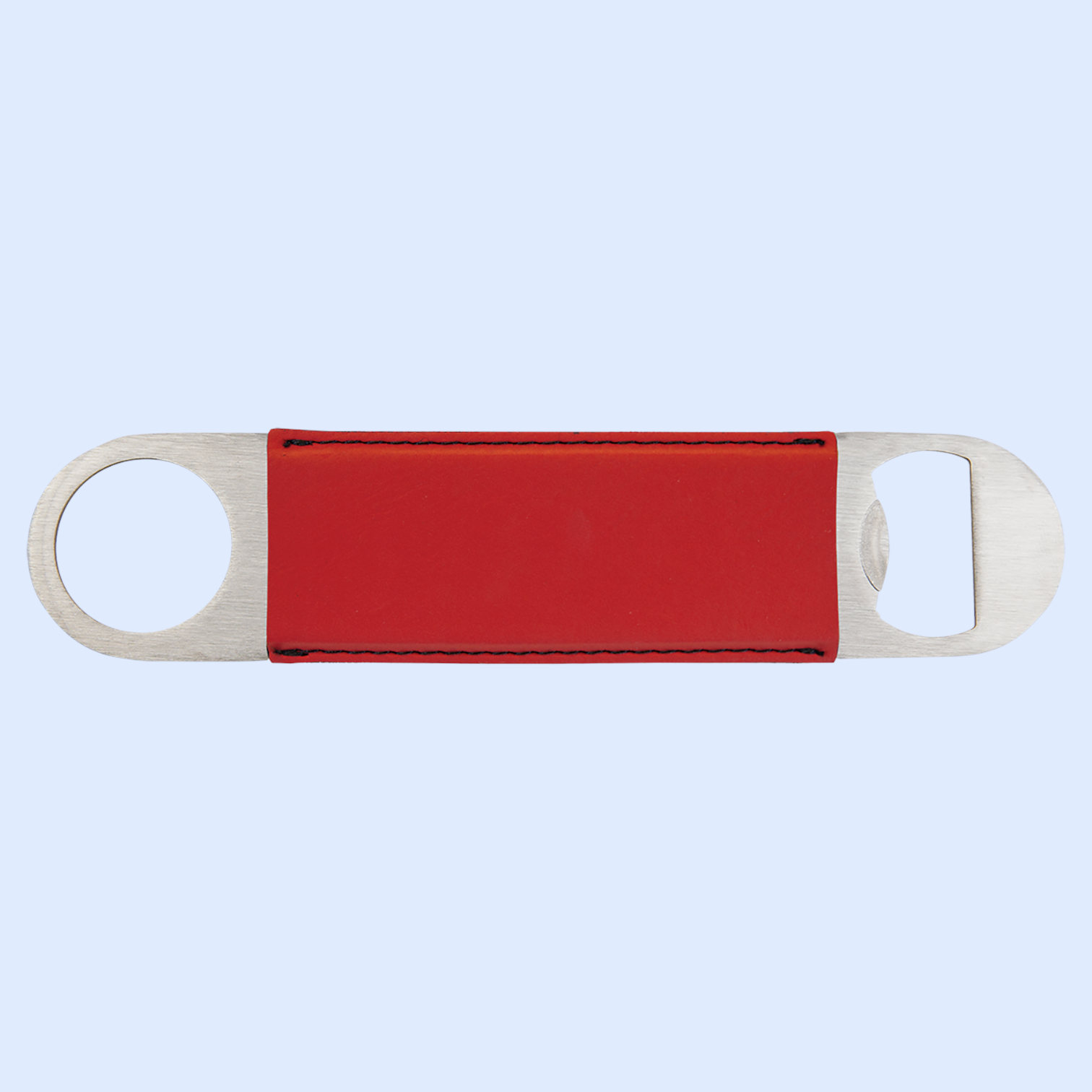 7" LASERABLE LEATHERETTE BOTTLE OPENER