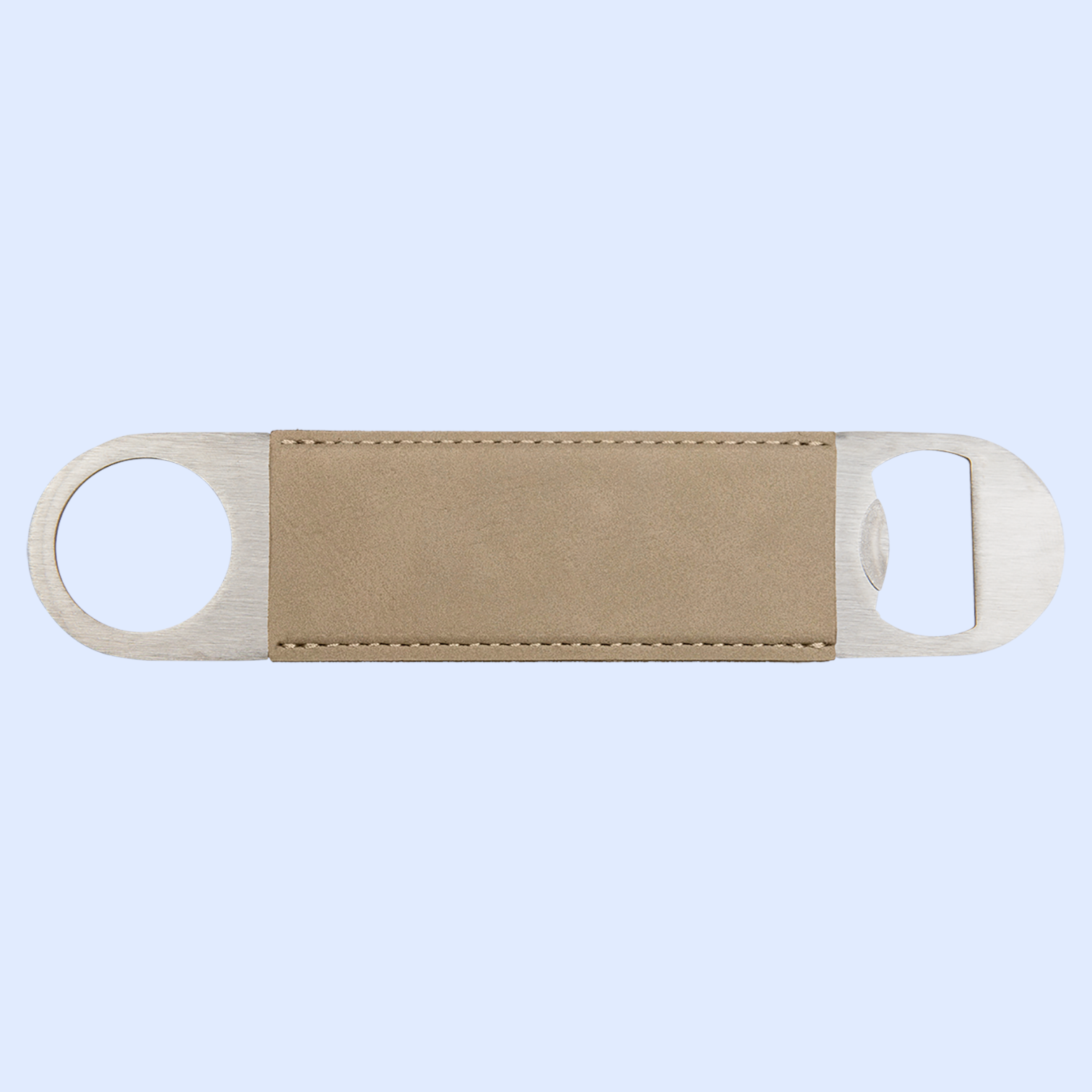 7" LASERABLE LEATHERETTE BOTTLE OPENER