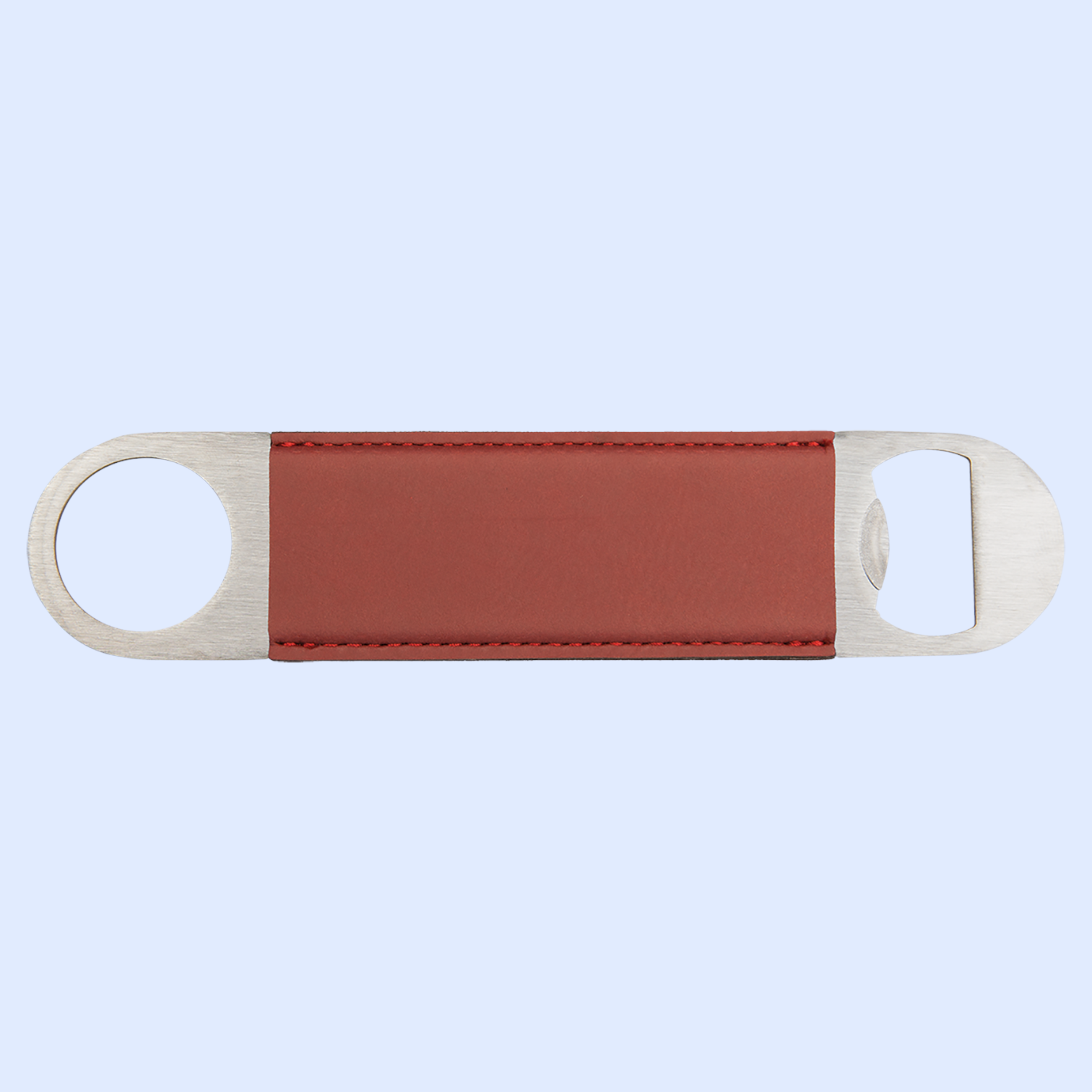 7" LASERABLE LEATHERETTE BOTTLE OPENER