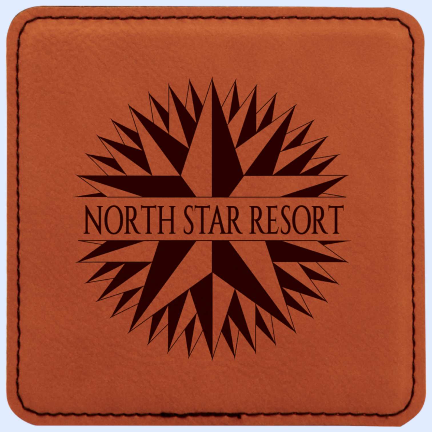 LASERABLE LEATHERETTE COASTERS SQUARE