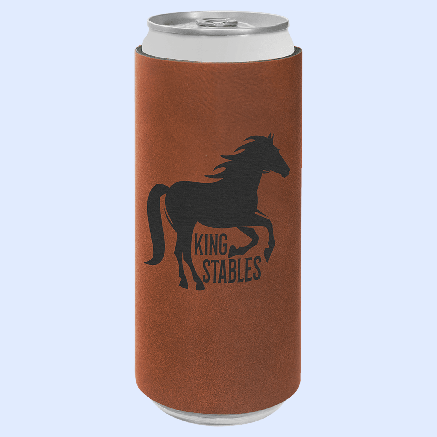 LASERABLE LEATHERETTE SLIM BEVERAGE HOLDERS