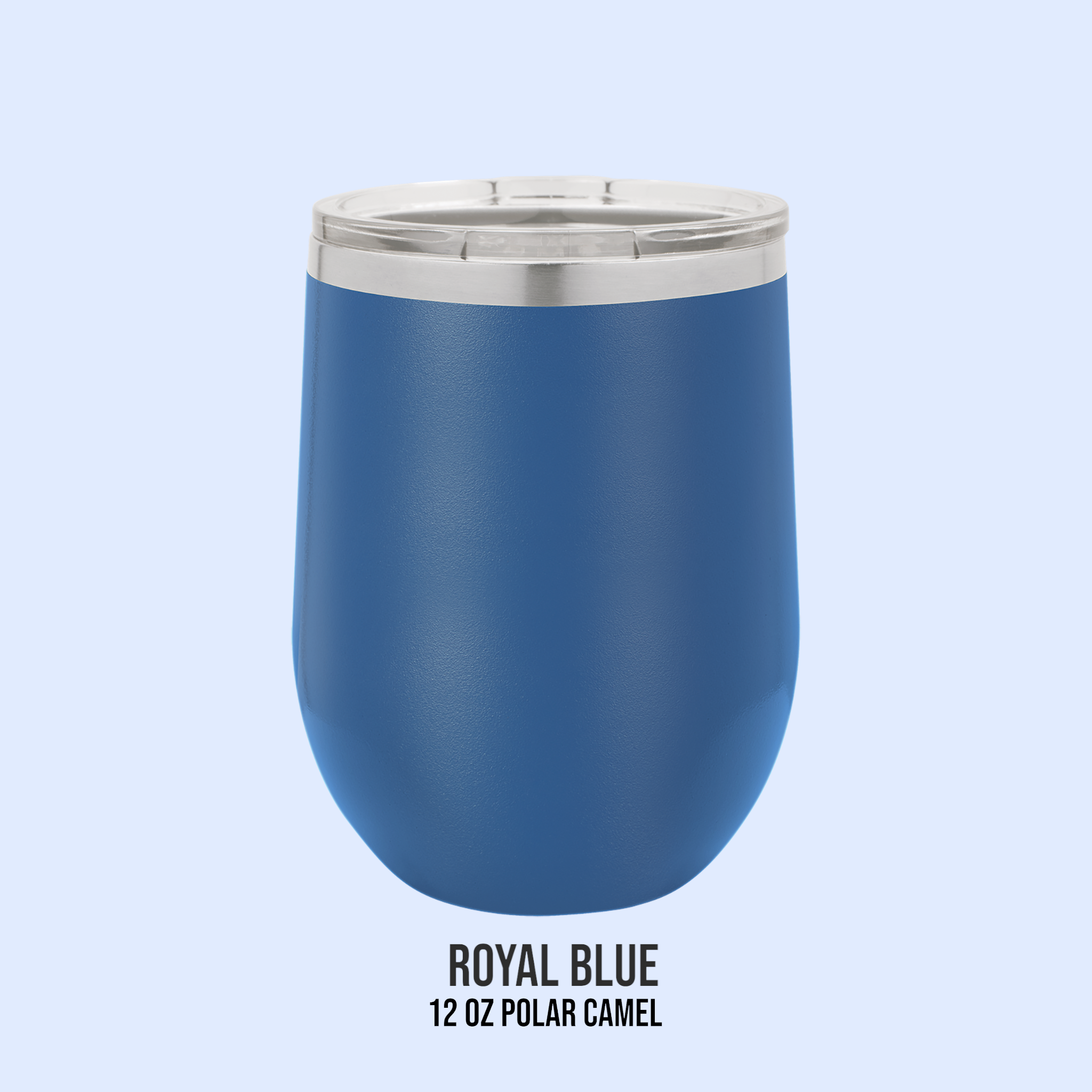 12 OZ POWDER COATED STEMLESS WINE CUPS