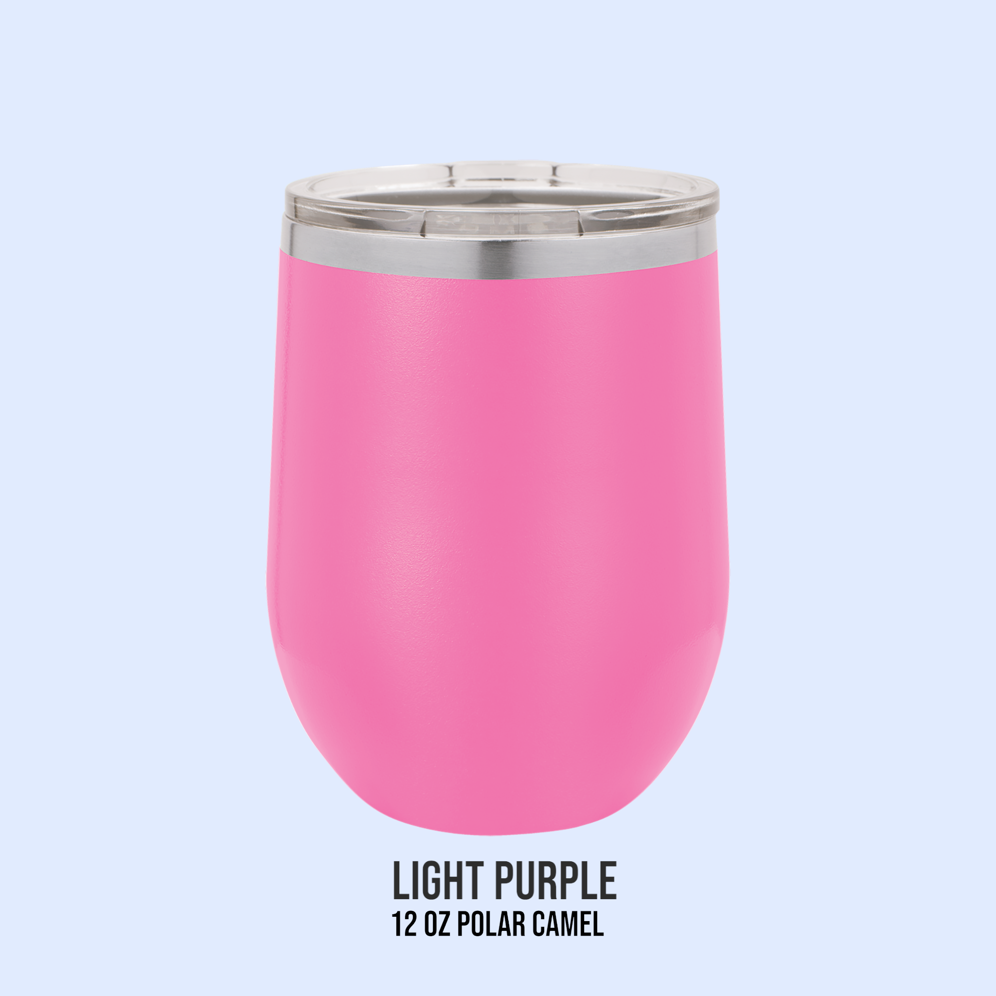 12 OZ POWDER COATED STEMLESS WINE CUPS