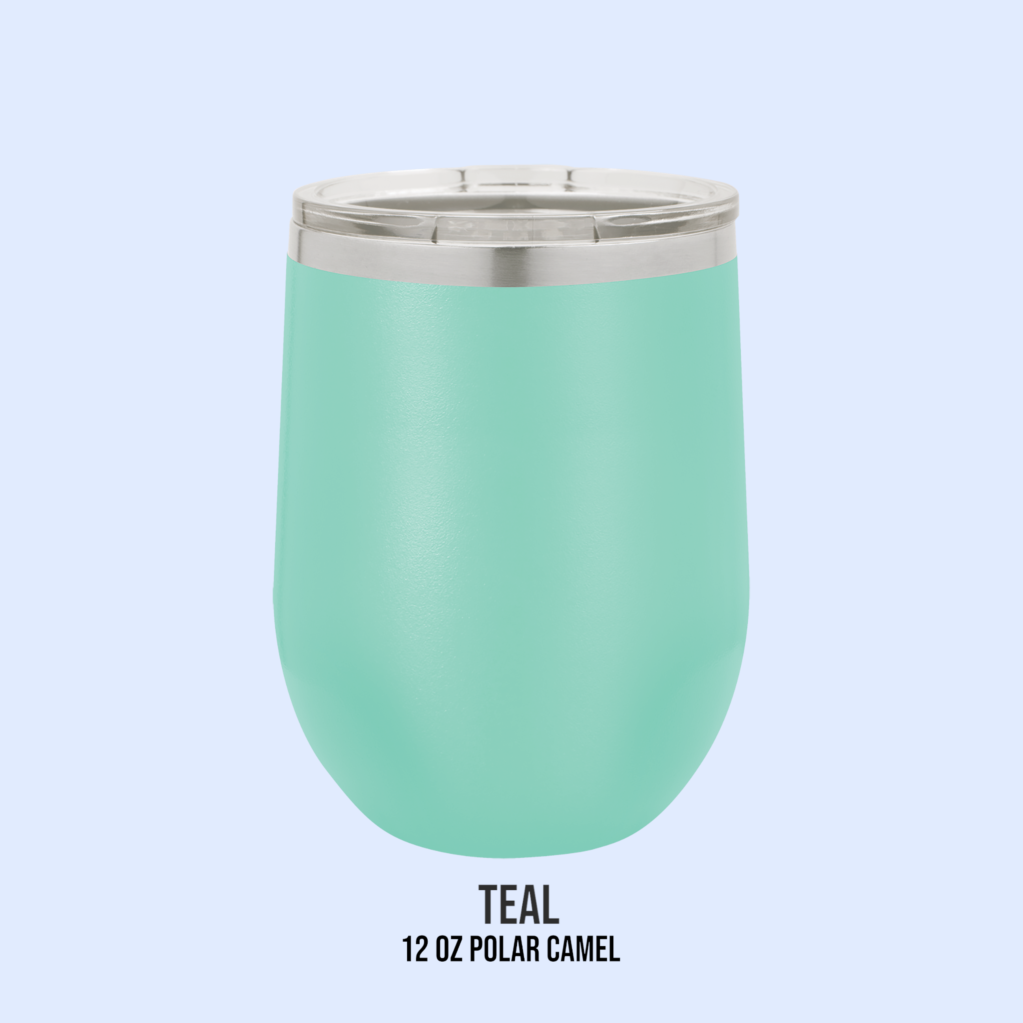 12 OZ POWDER COATED STEMLESS WINE CUPS