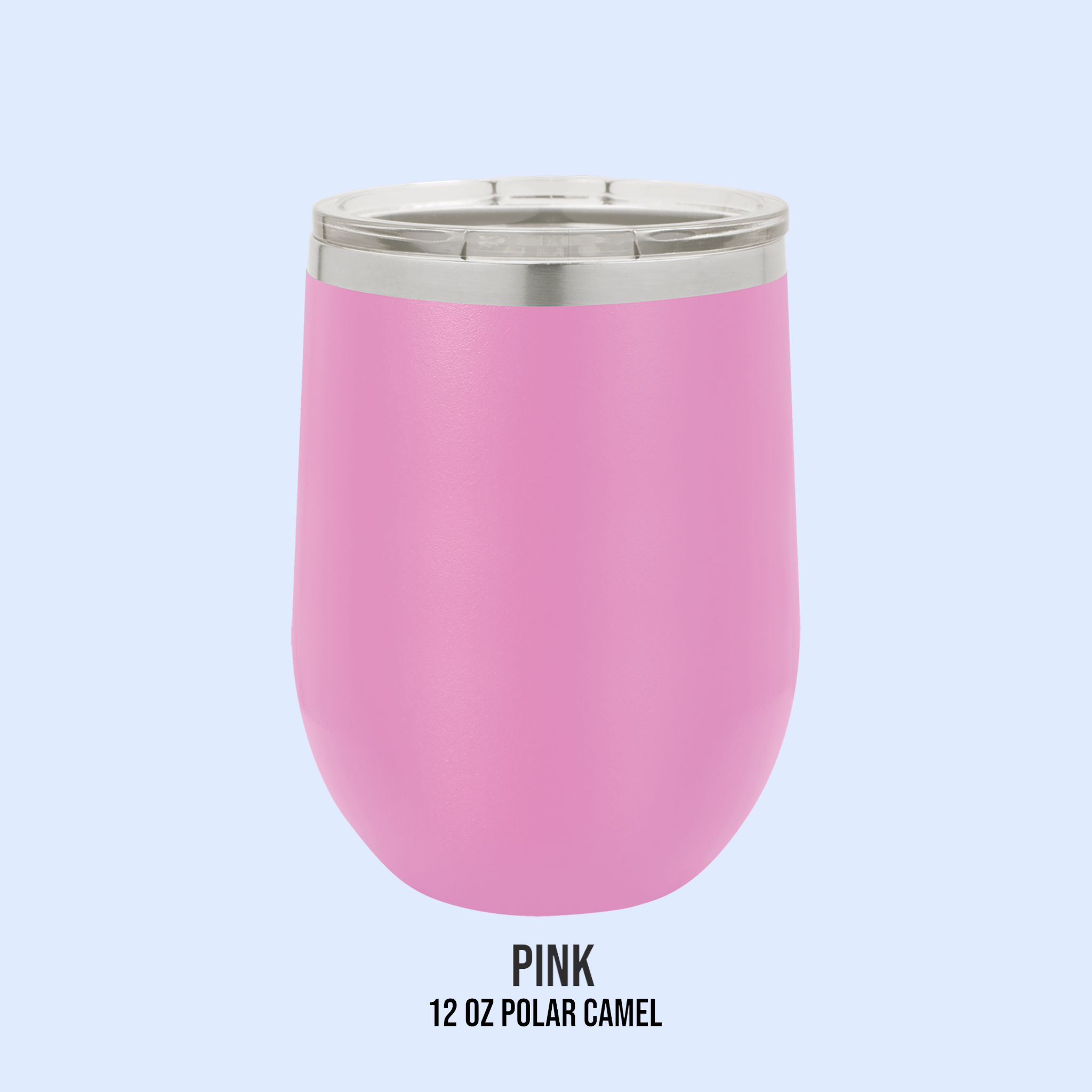12 OZ POWDER COATED STEMLESS WINE CUPS
