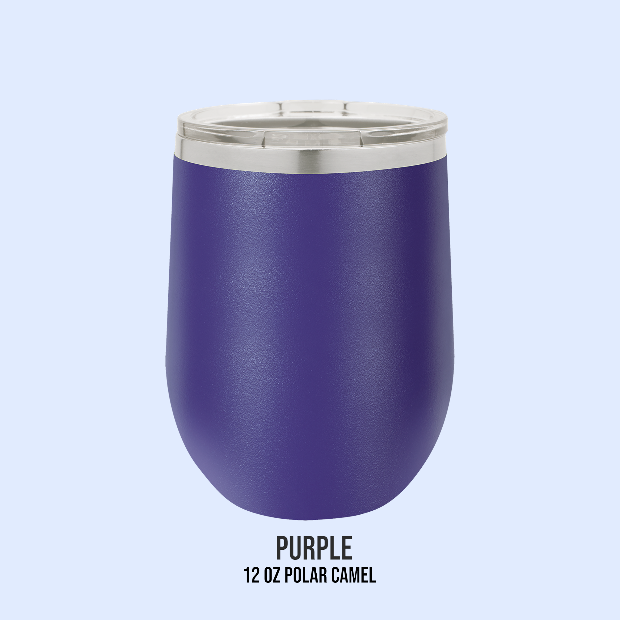 12 OZ POWDER COATED STEMLESS WINE CUPS