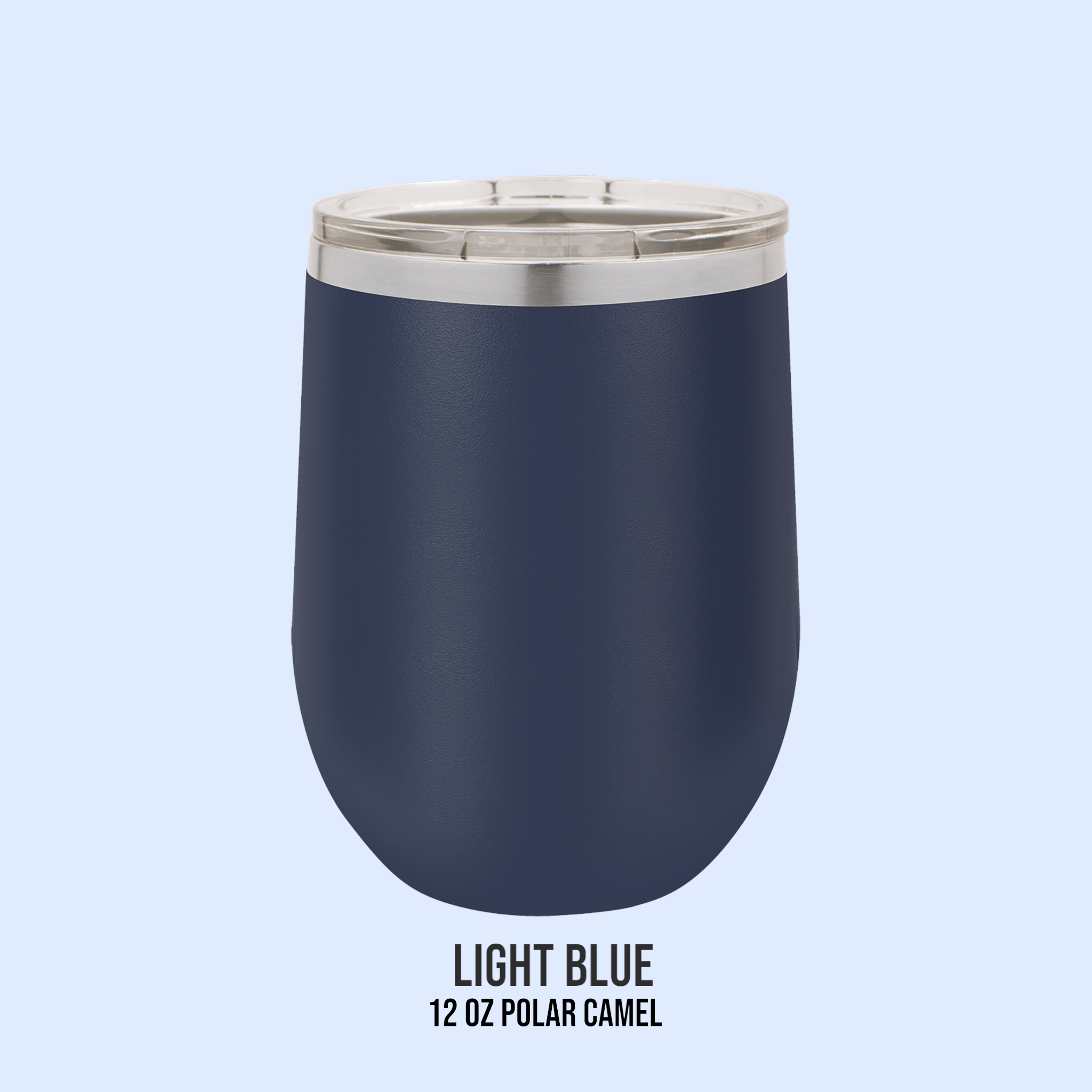 12 OZ POWDER COATED STEMLESS WINE CUPS