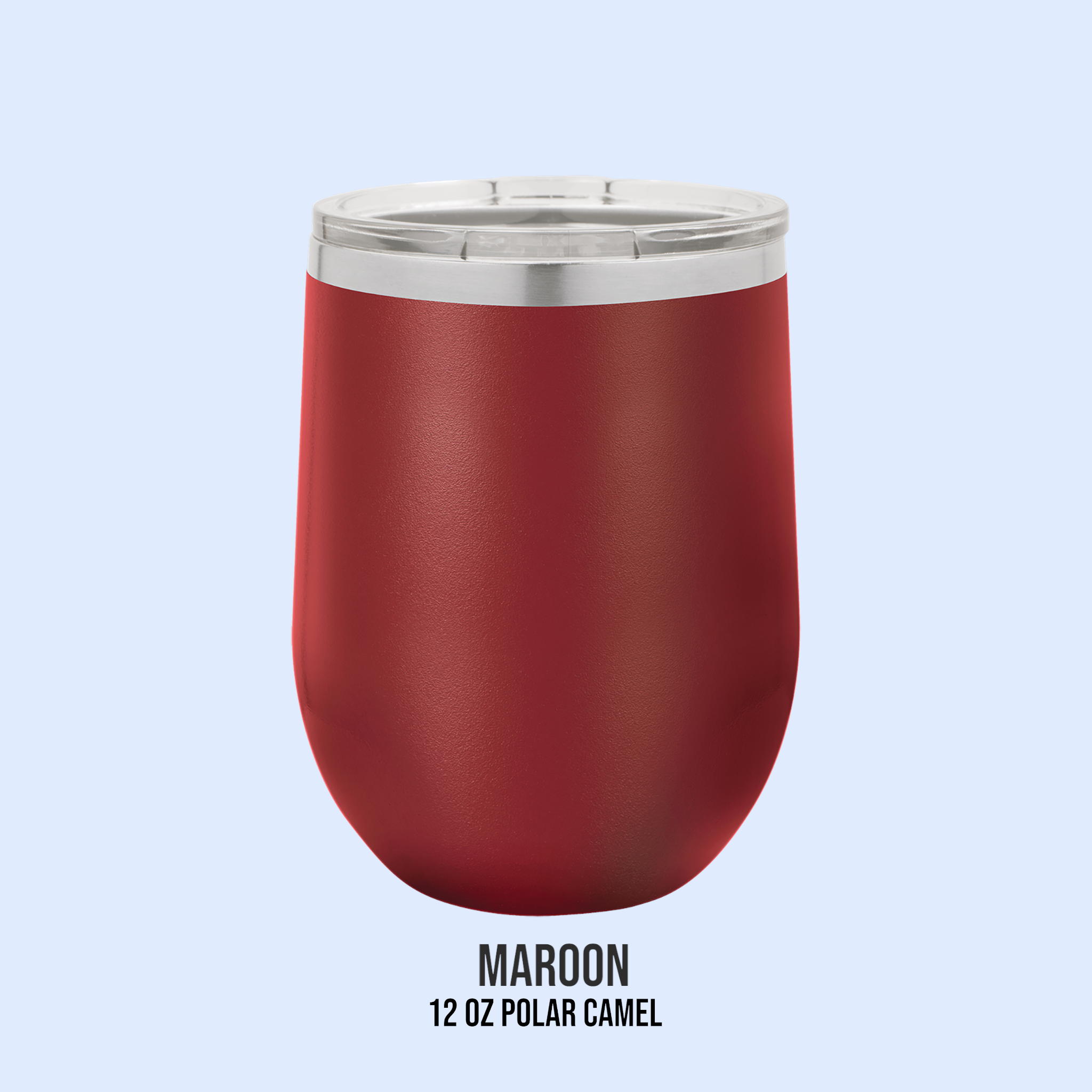 12 OZ POWDER COATED STEMLESS WINE CUPS