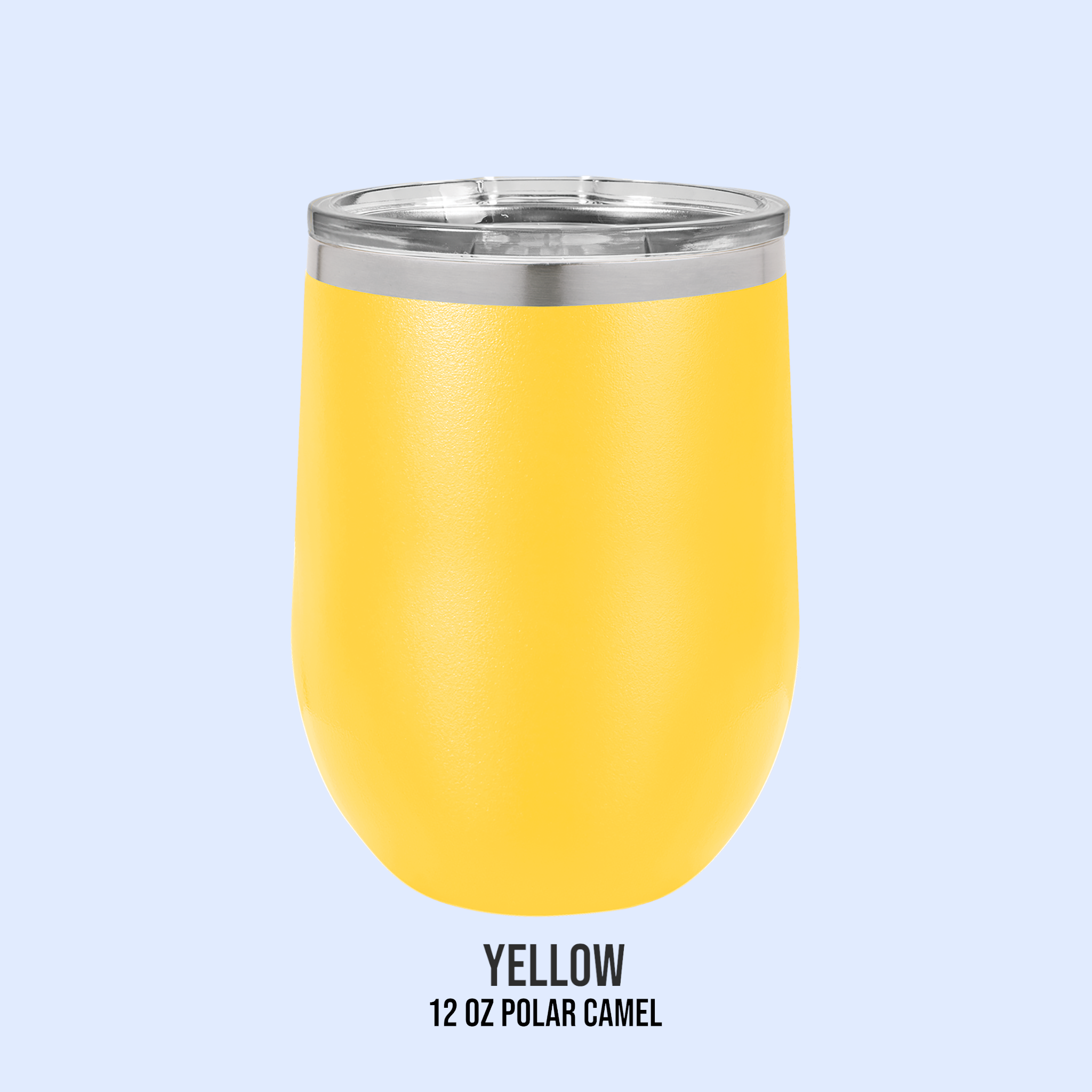 12 OZ POWDER COATED STEMLESS WINE CUPS