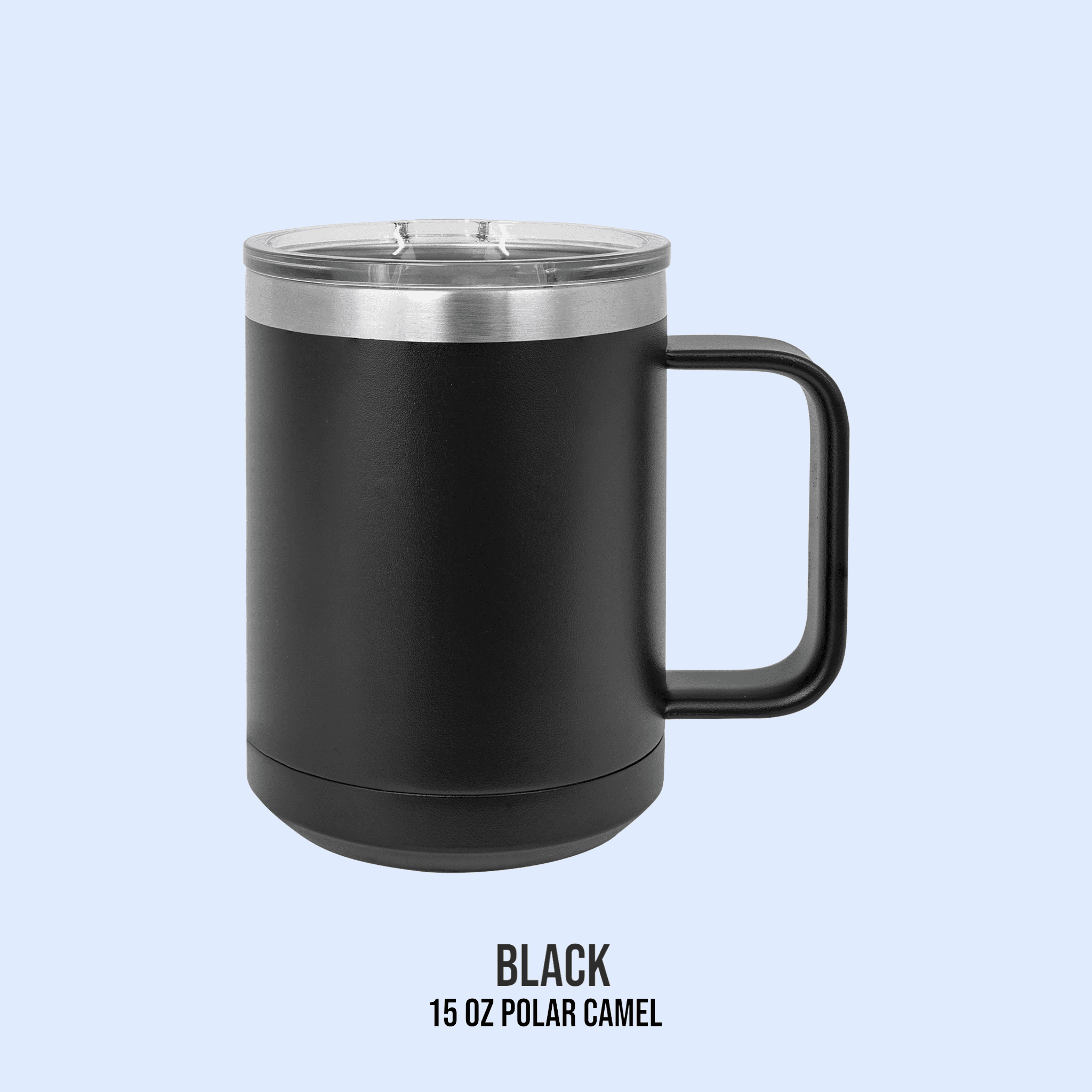 15 OZ POWDER COATED TRAVEL TUMBLERS