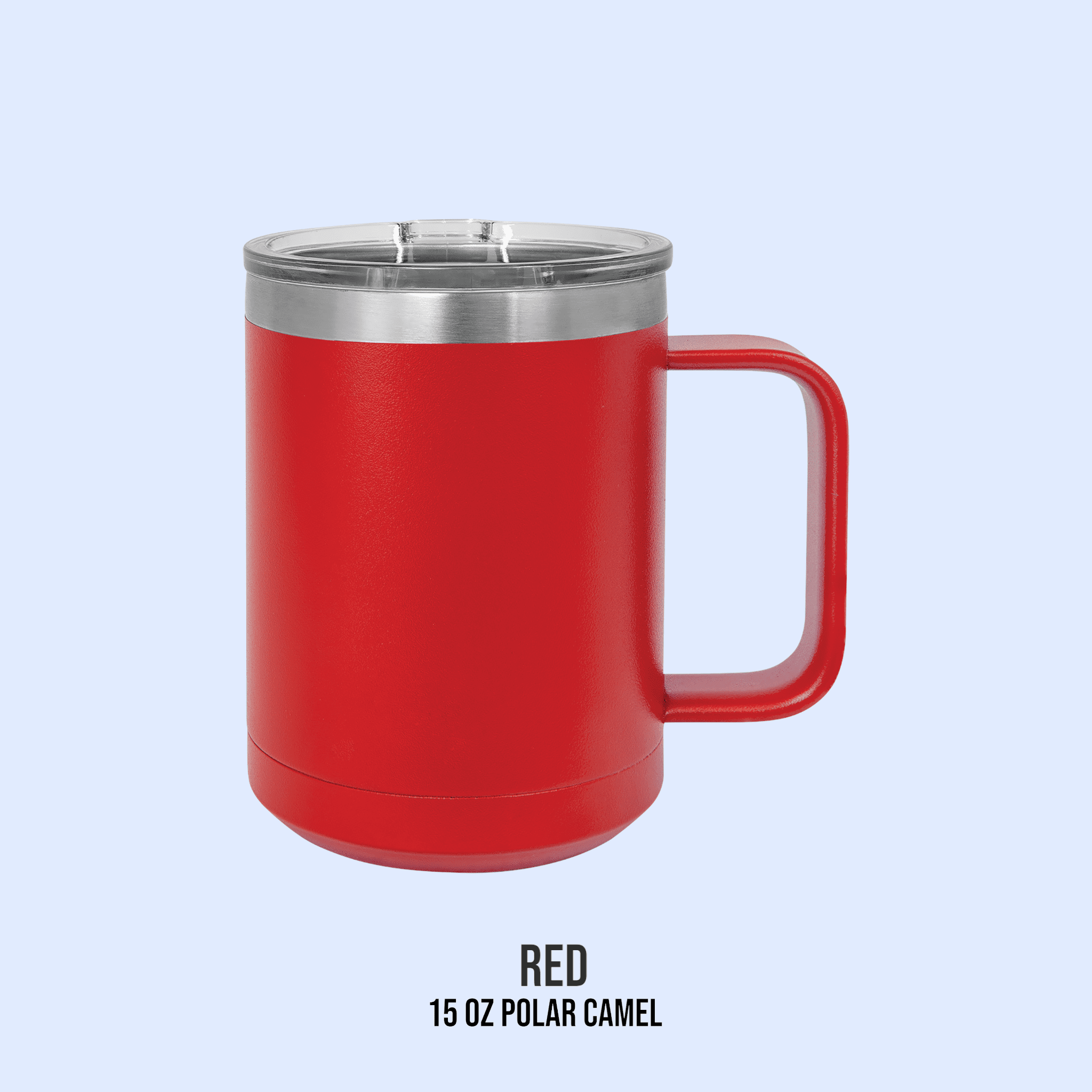 15 OZ POWDER COATED TRAVEL TUMBLERS