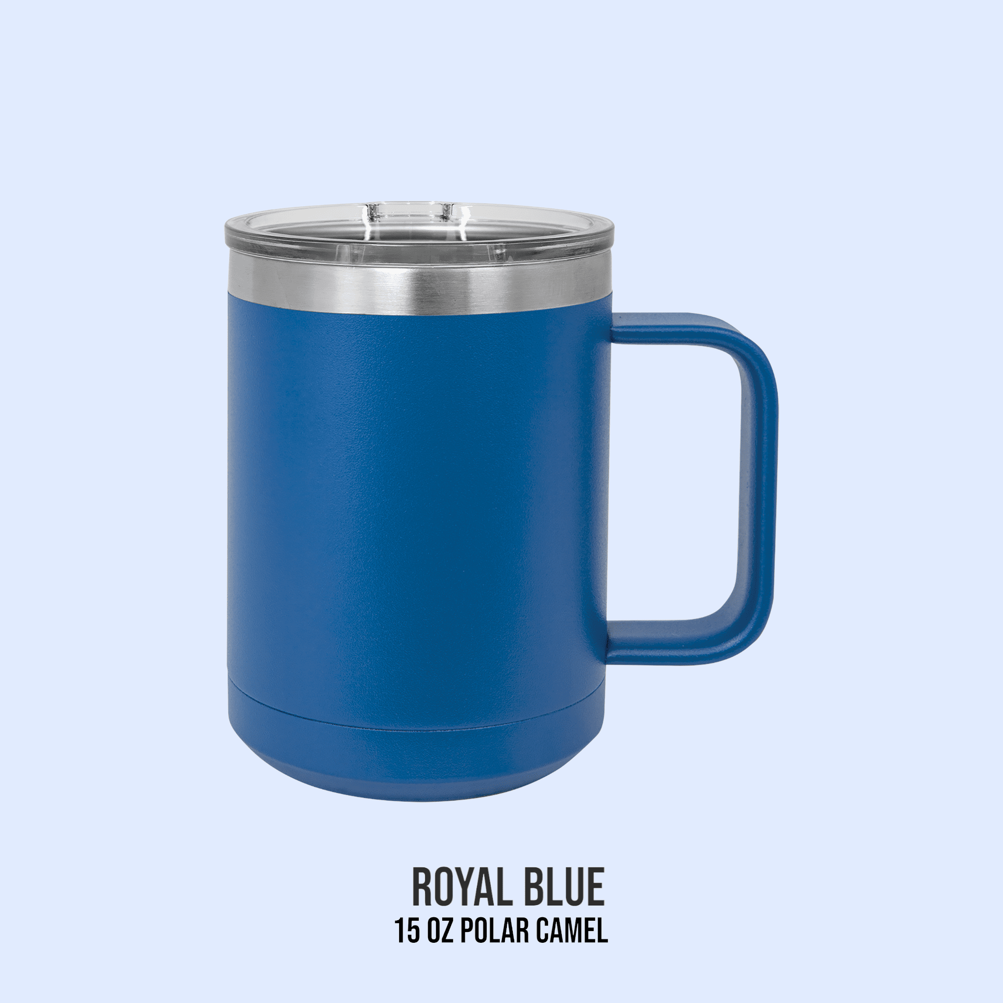 15 OZ POWDER COATED TRAVEL TUMBLERS