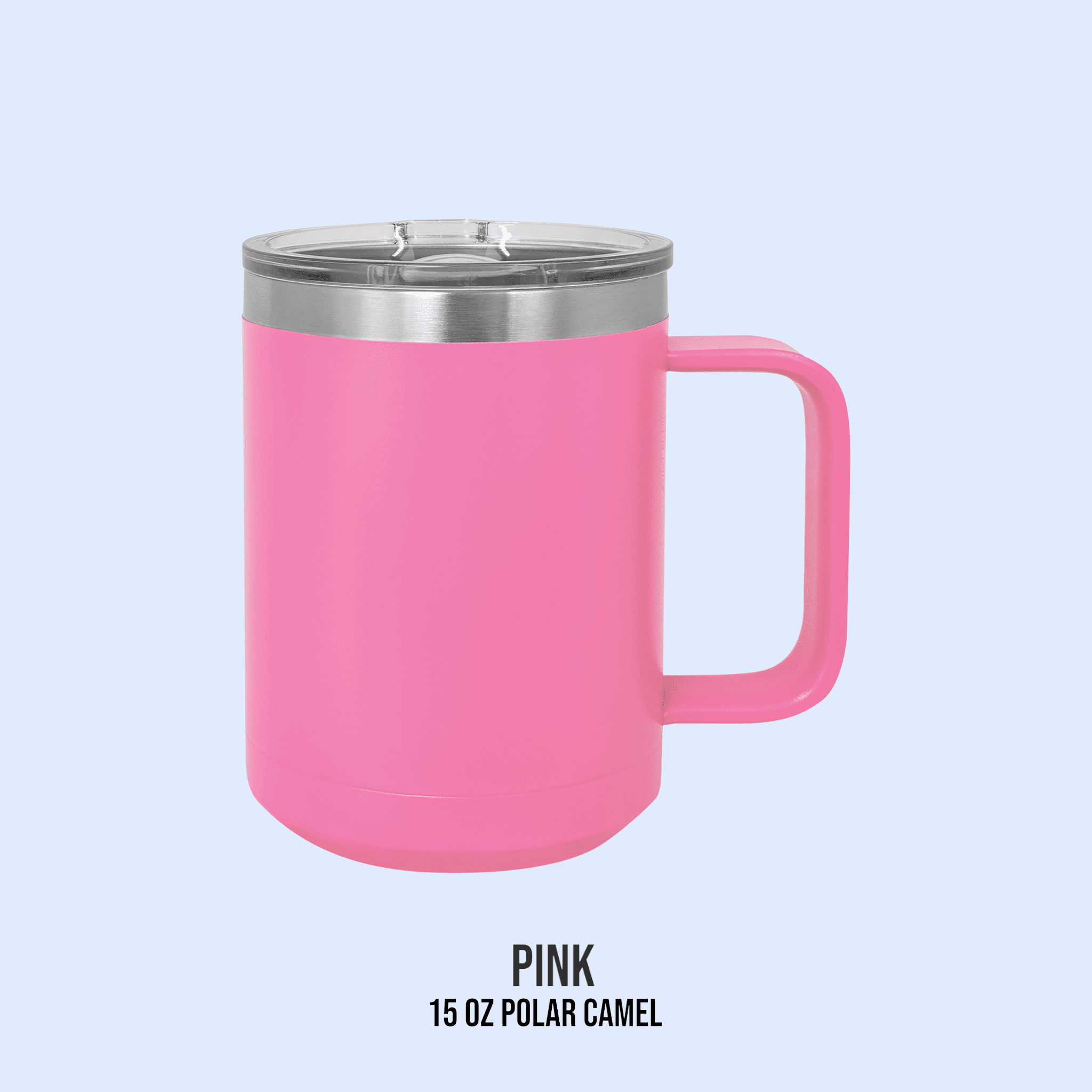 15 OZ POWDER COATED TRAVEL TUMBLERS