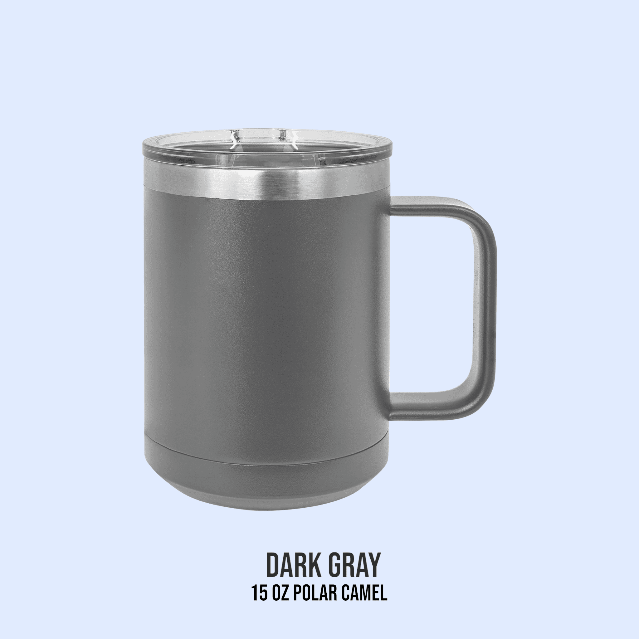 15 OZ POWDER COATED TRAVEL TUMBLERS