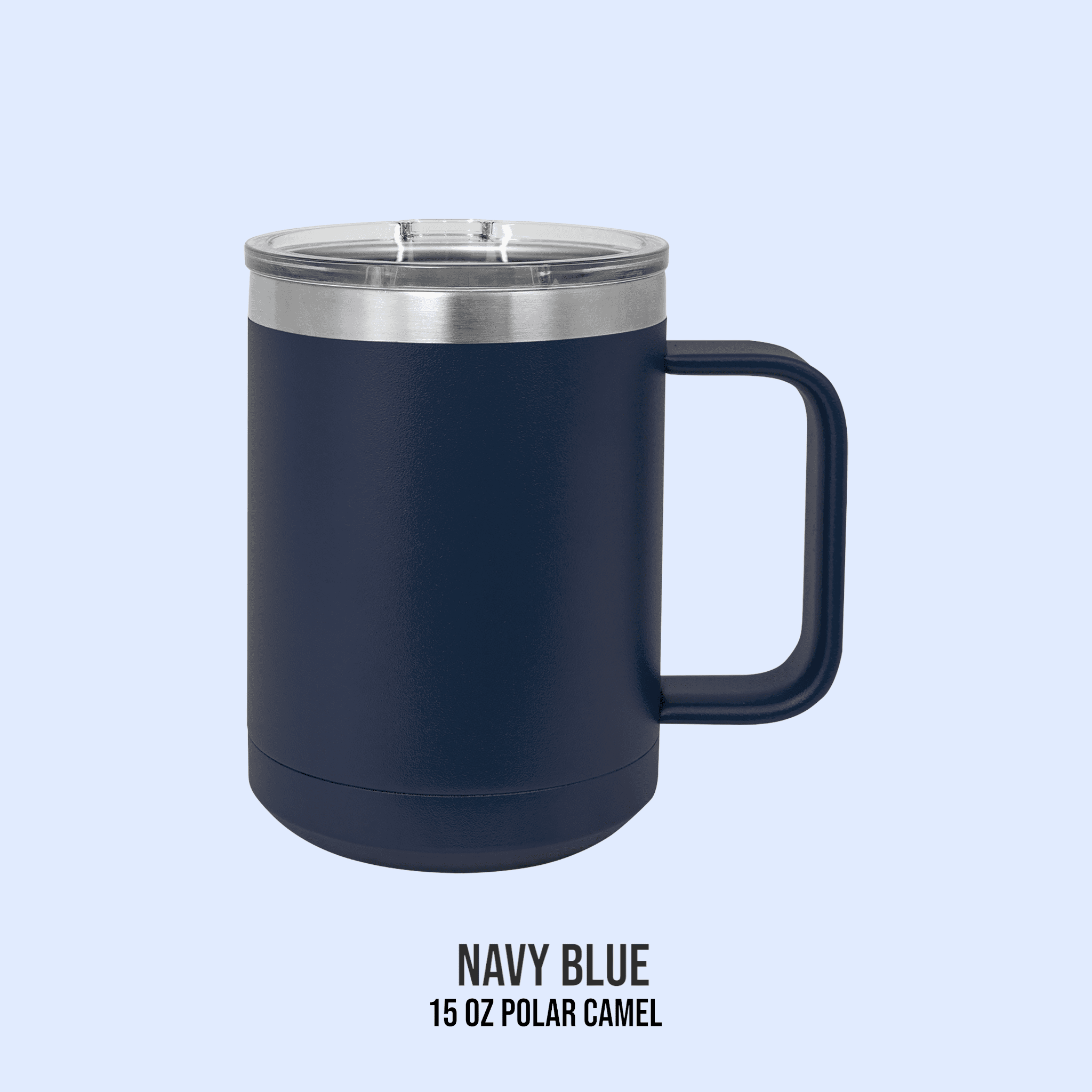 15 OZ POWDER COATED TRAVEL TUMBLERS