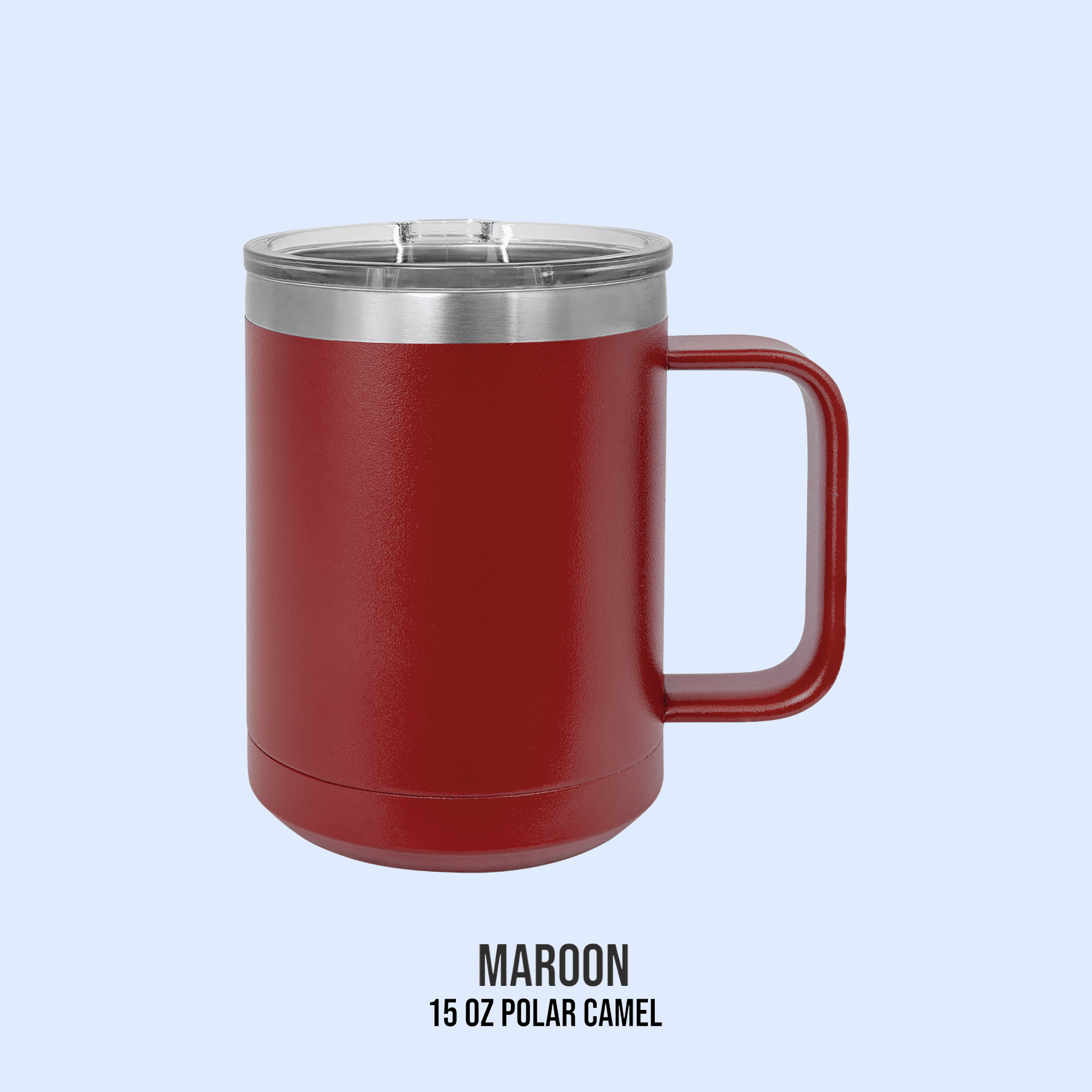 15 OZ POWDER COATED TRAVEL TUMBLERS