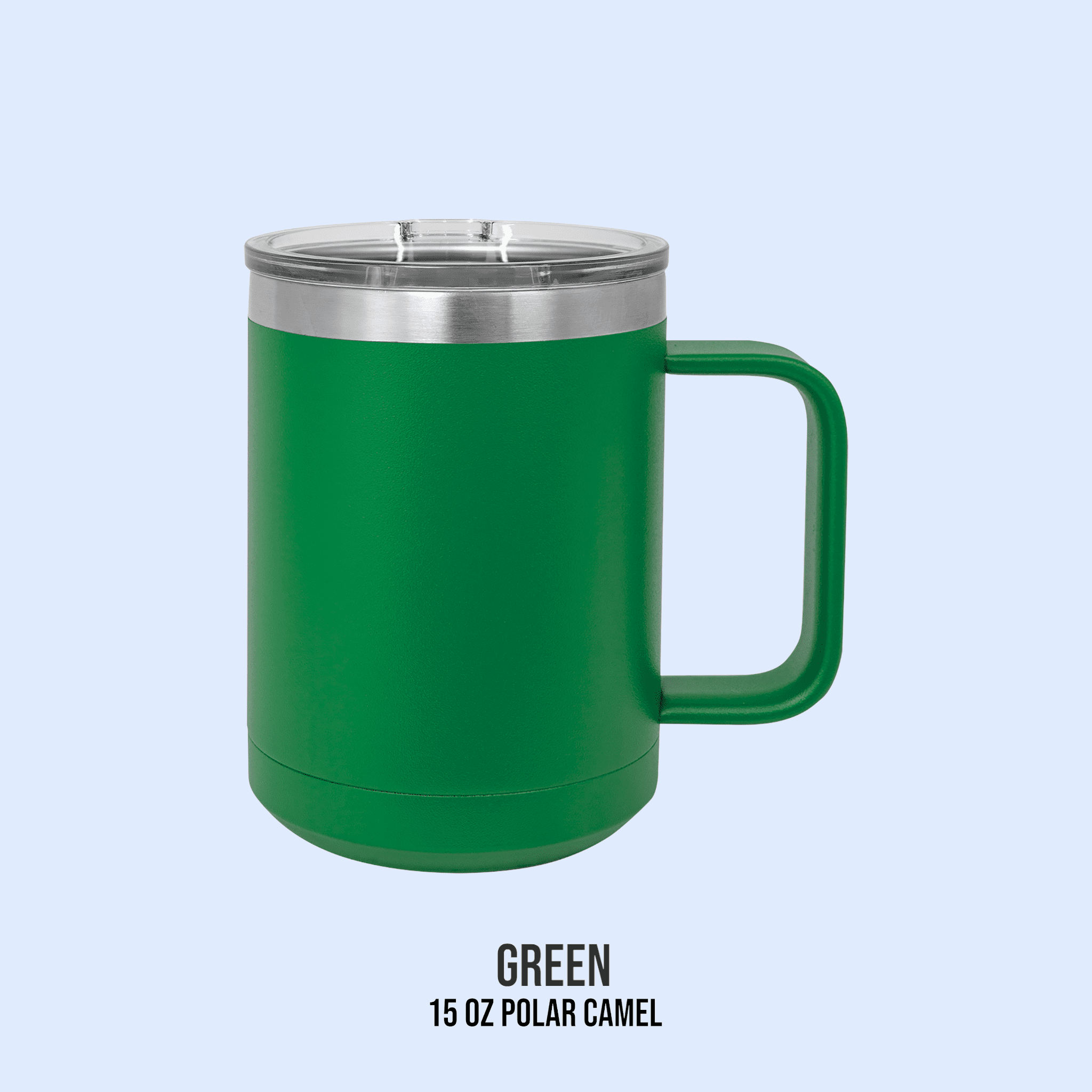 15 OZ POWDER COATED TRAVEL TUMBLERS