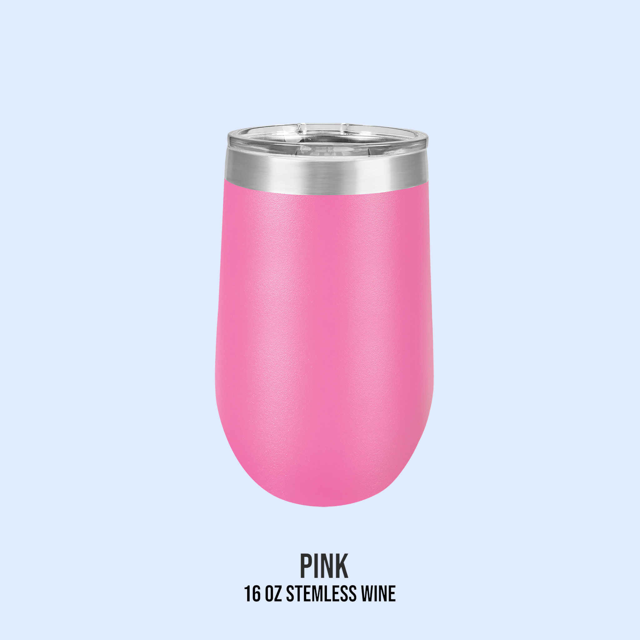 16 OZ POWDER COATED STEMLESS WINE CUPS