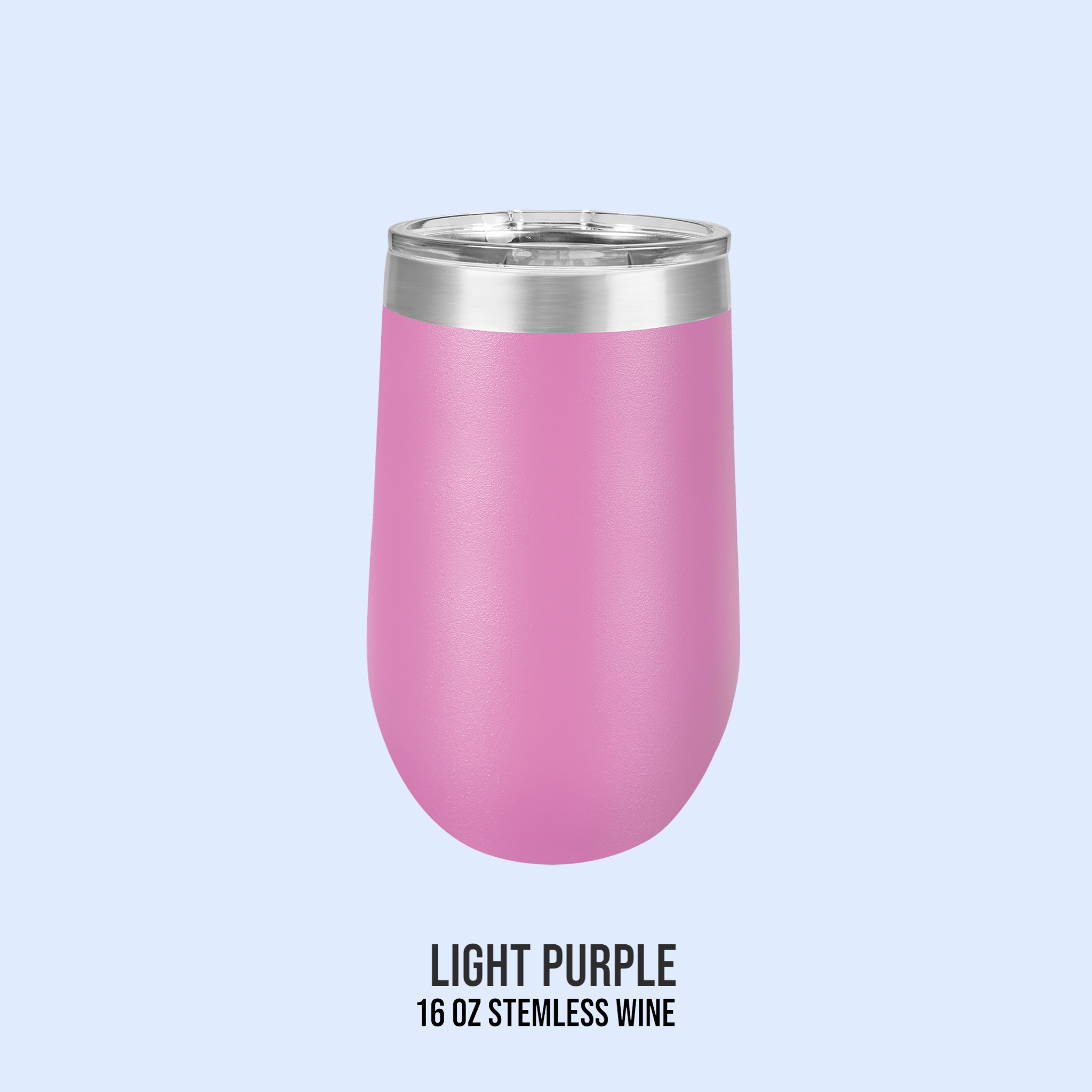 16 OZ POWDER COATED STEMLESS WINE CUPS