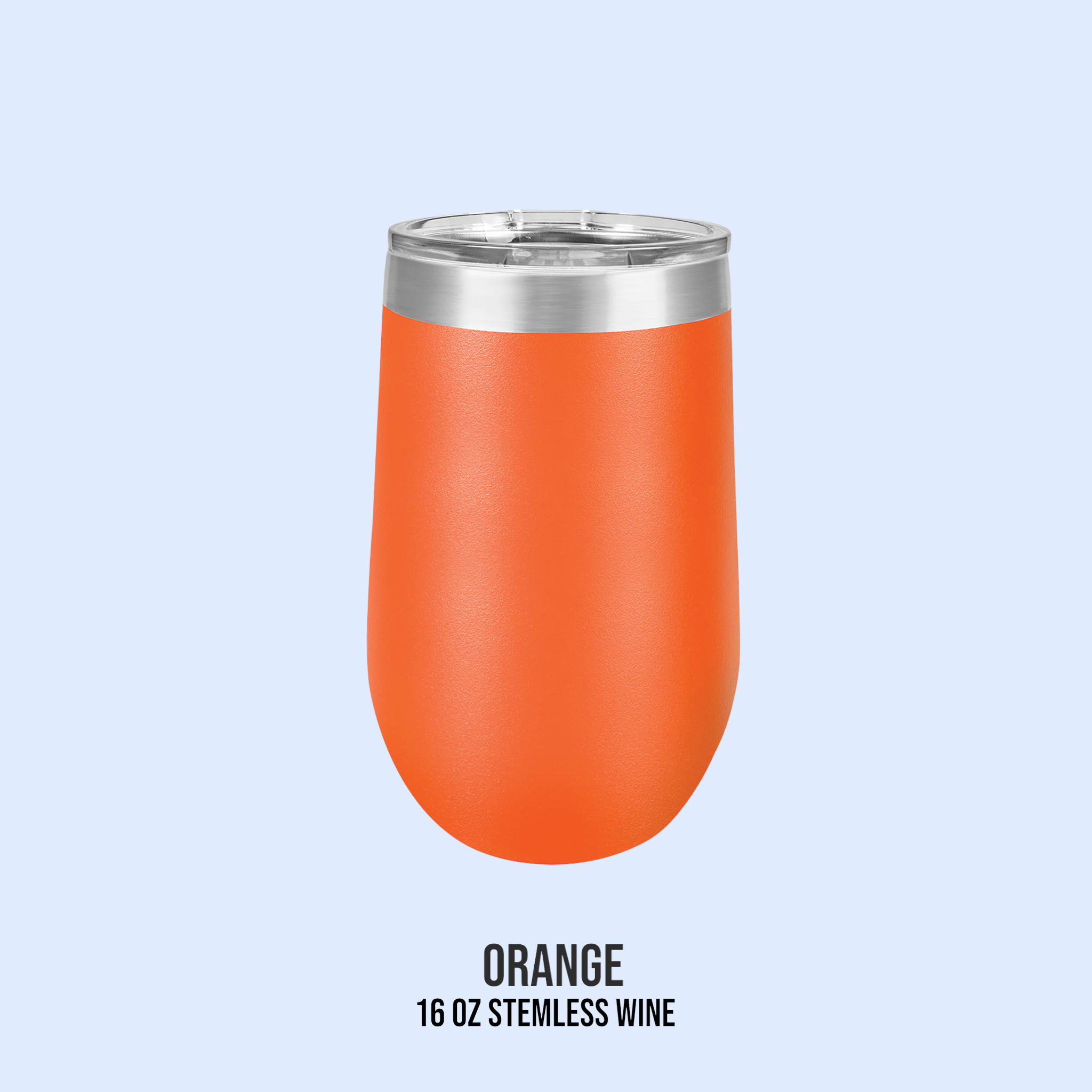 16 OZ POWDER COATED STEMLESS WINE CUPS