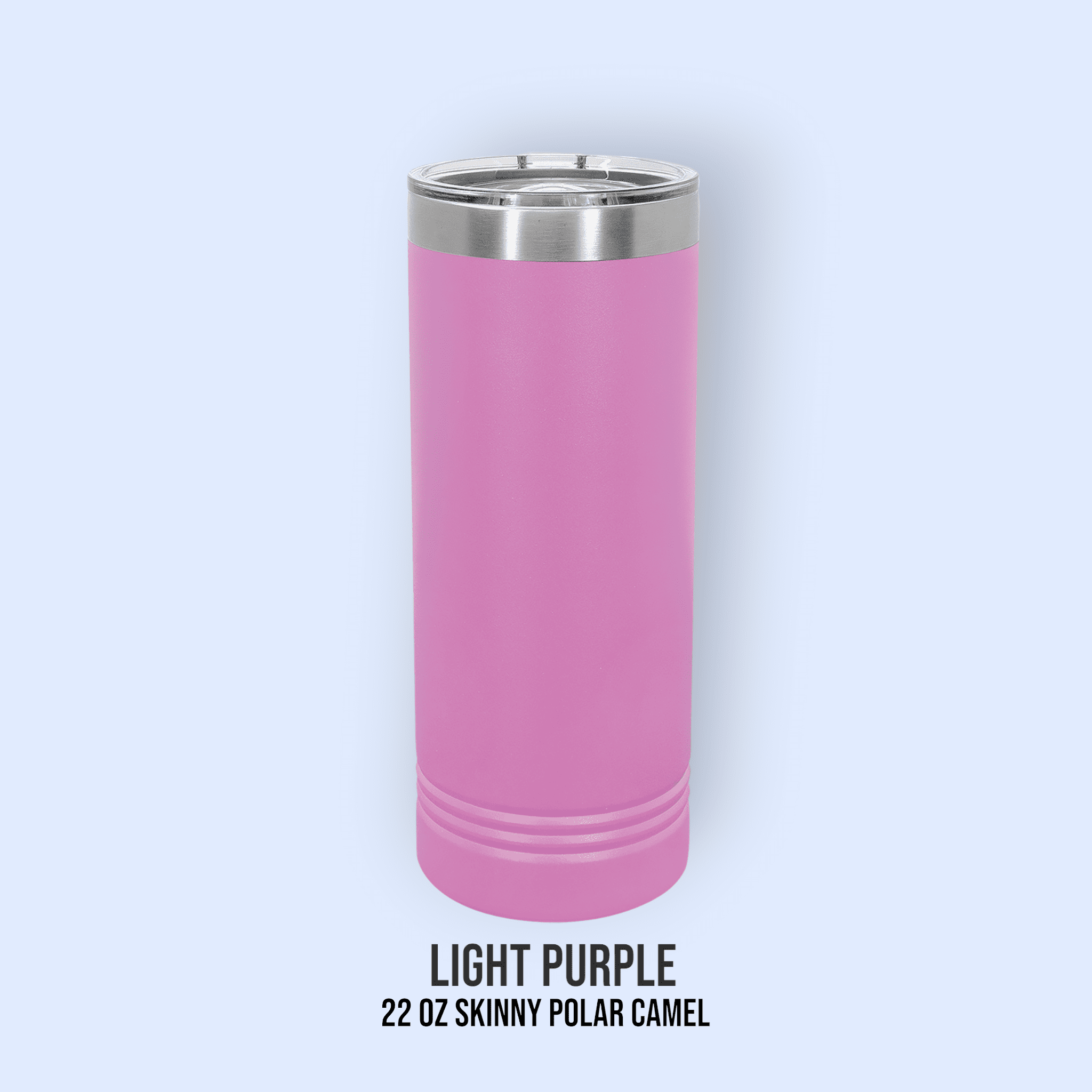 22 OZ SKINNY POWDER COATED TUMBLERS