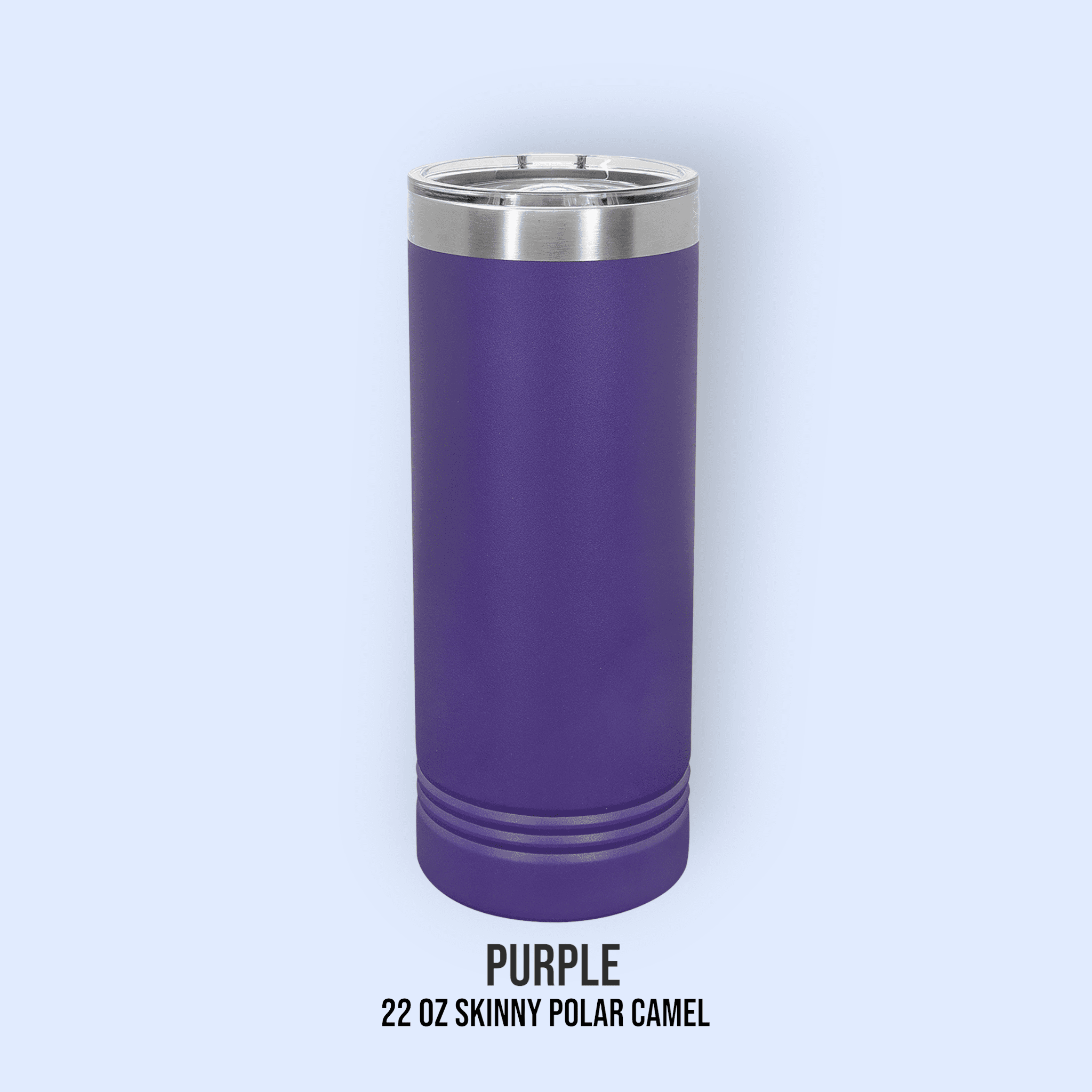 22 OZ SKINNY POWDER COATED TUMBLERS