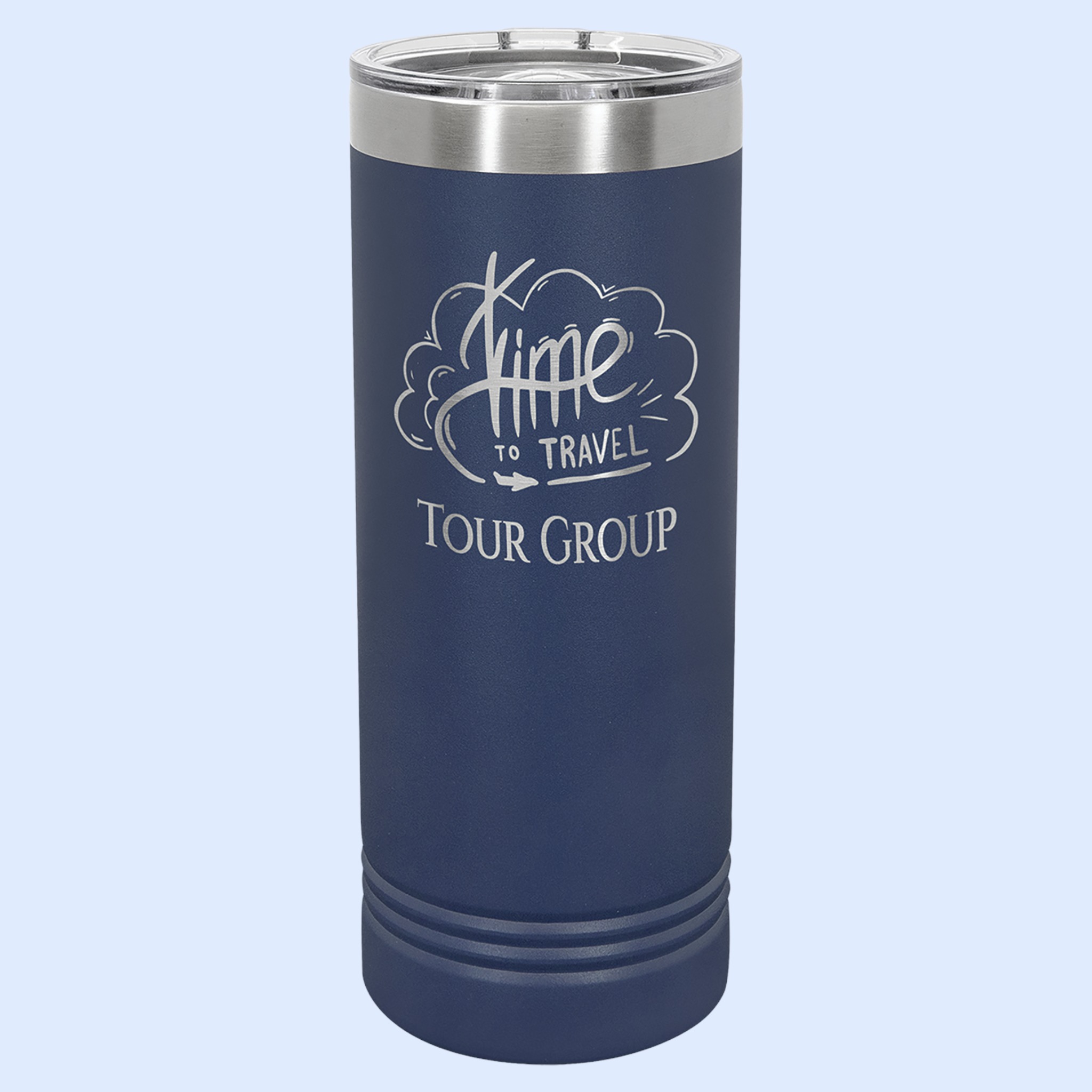 22 OZ SKINNY POWDER COATED TUMBLERS