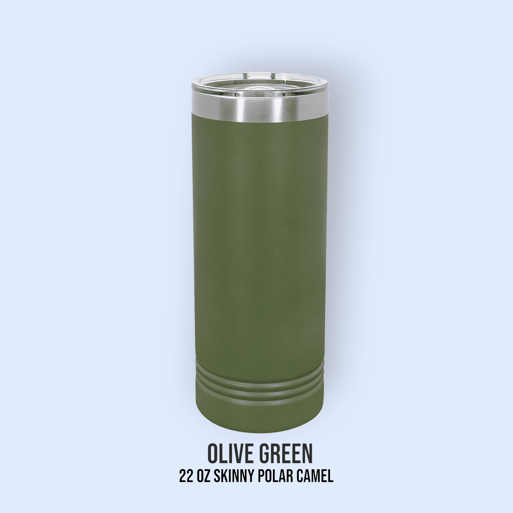 22 OZ SKINNY POWDER COATED TUMBLERS