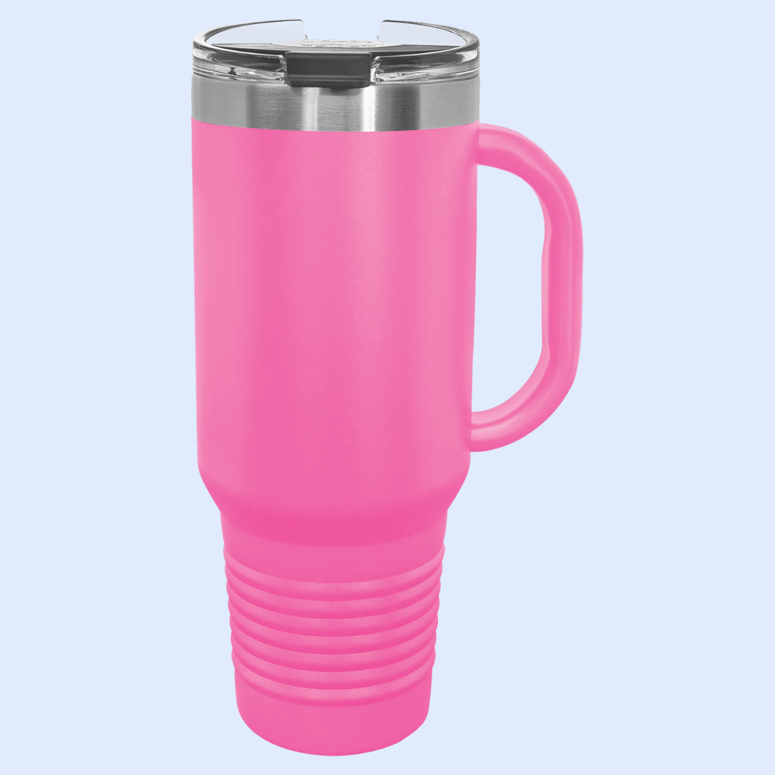 40 OZ POWDER COATED TRAVEL MUG