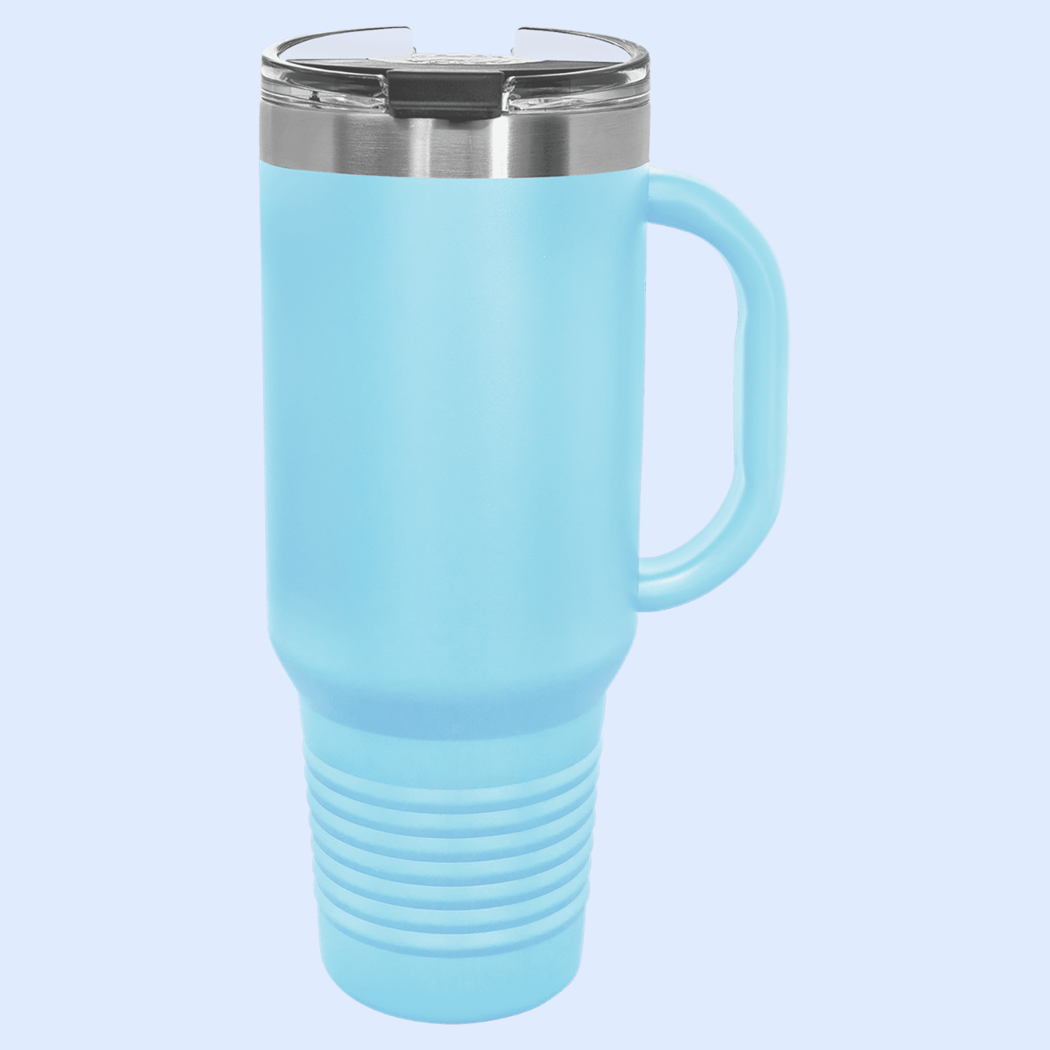 40 OZ POWDER COATED TRAVEL MUG