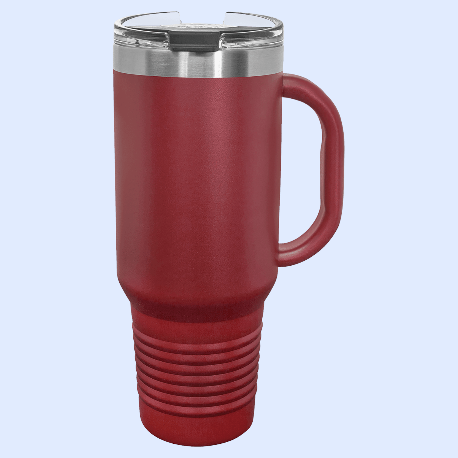 40 OZ POWDER COATED TRAVEL MUG
