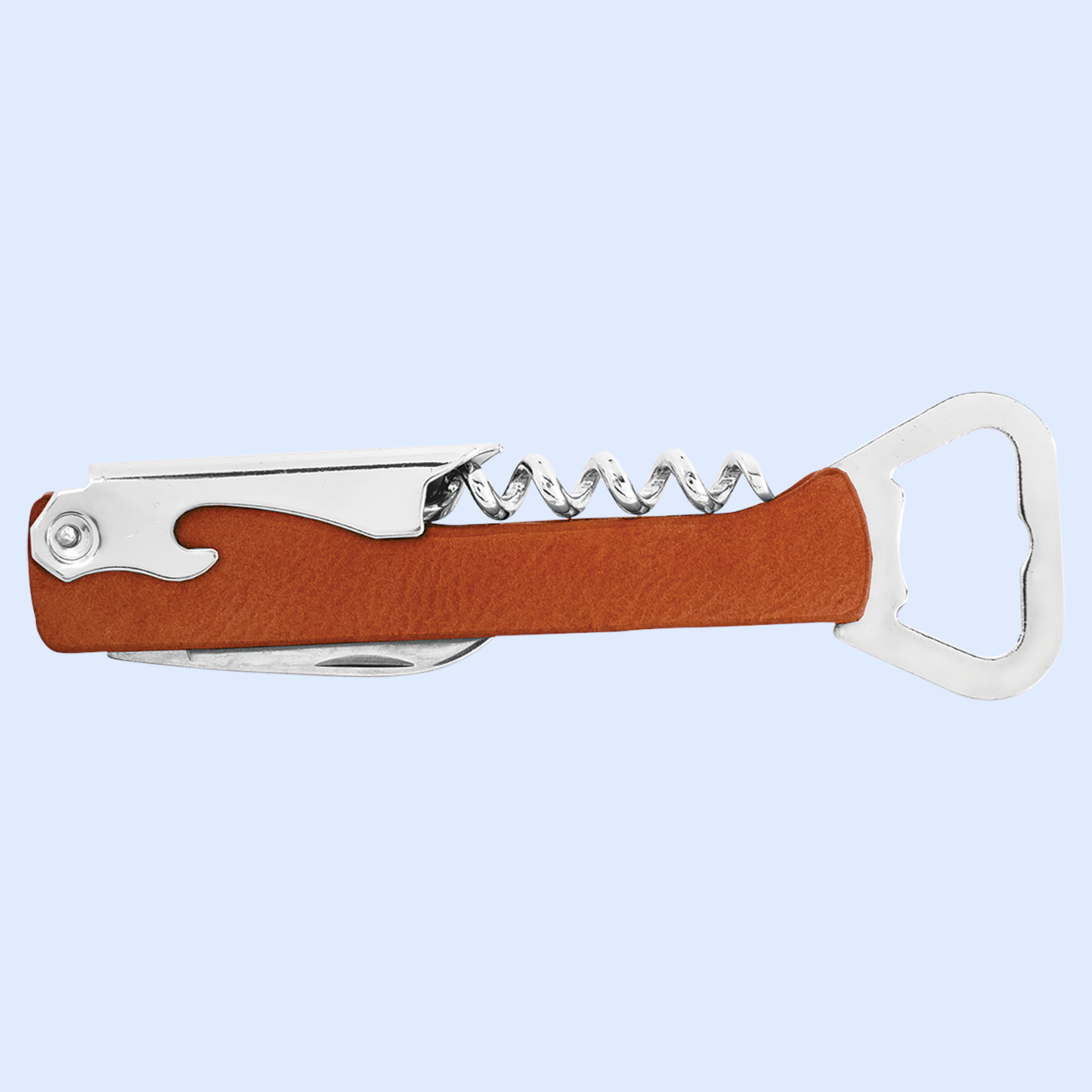 LASERABLE LEATHERETTE WINE BOTTLE OPENER
