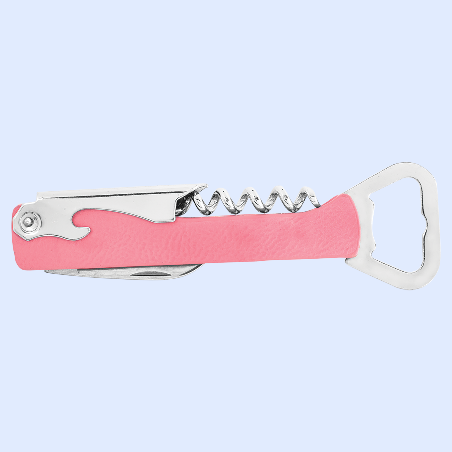 LASERABLE LEATHERETTE WINE BOTTLE OPENER