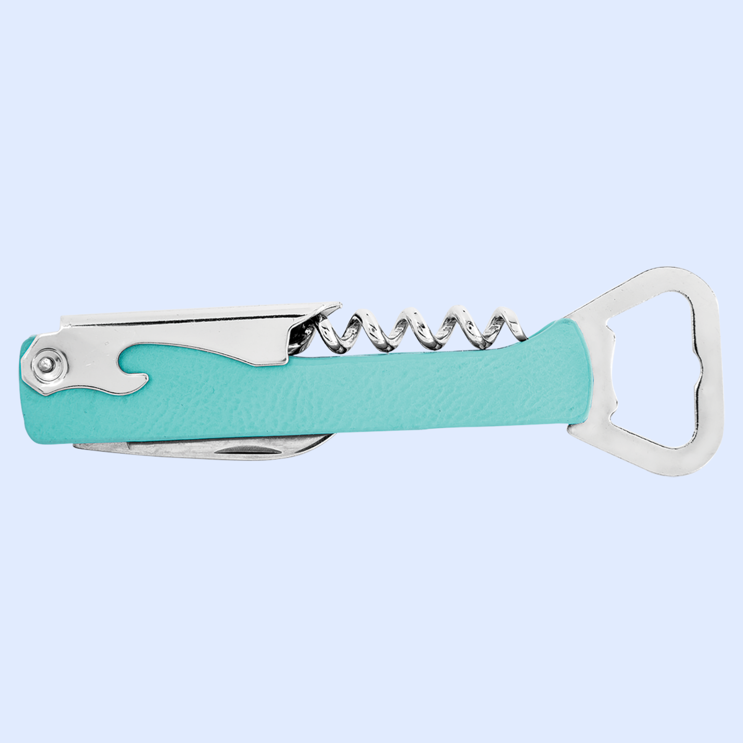 LASERABLE LEATHERETTE WINE BOTTLE OPENER