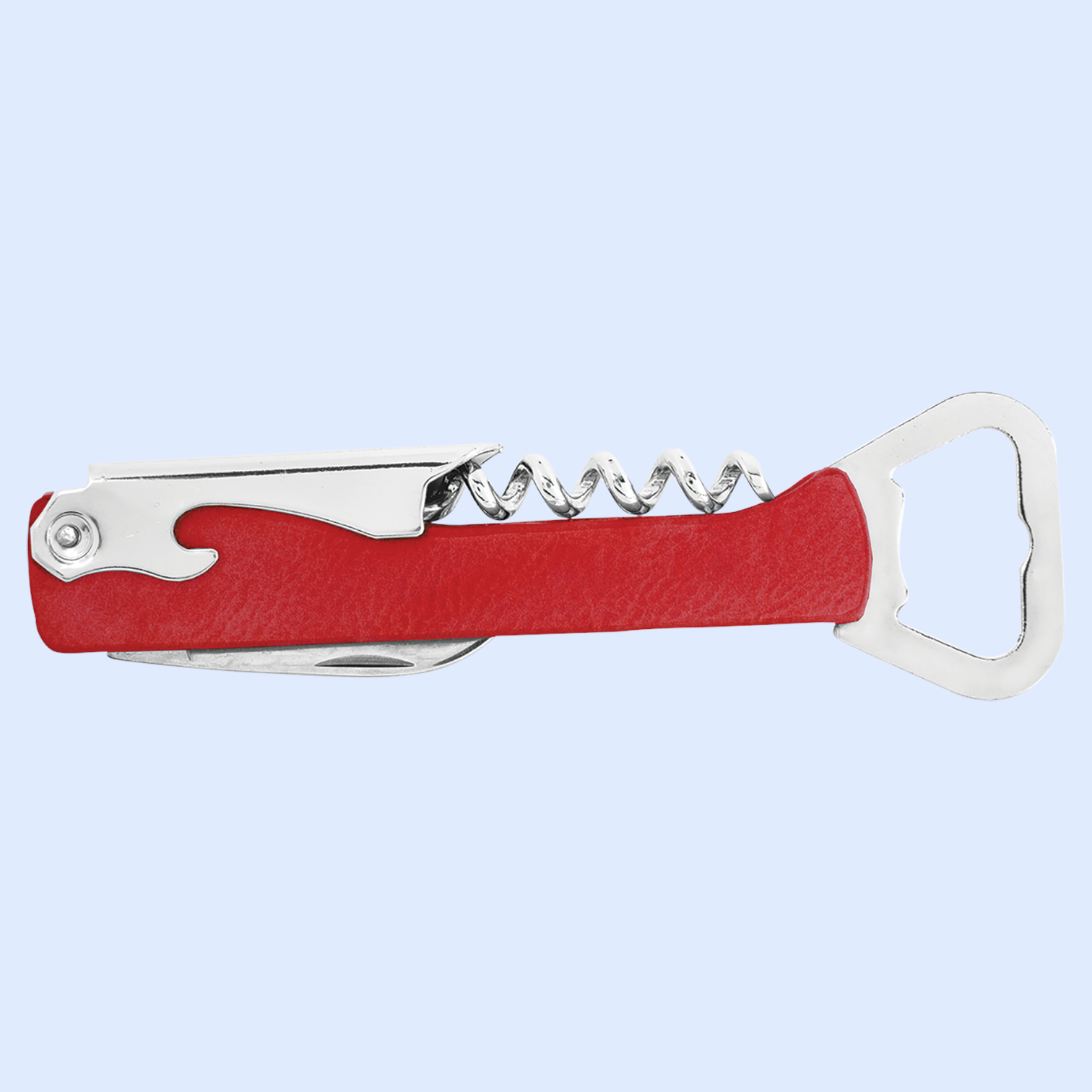 LASERABLE LEATHERETTE WINE BOTTLE OPENER